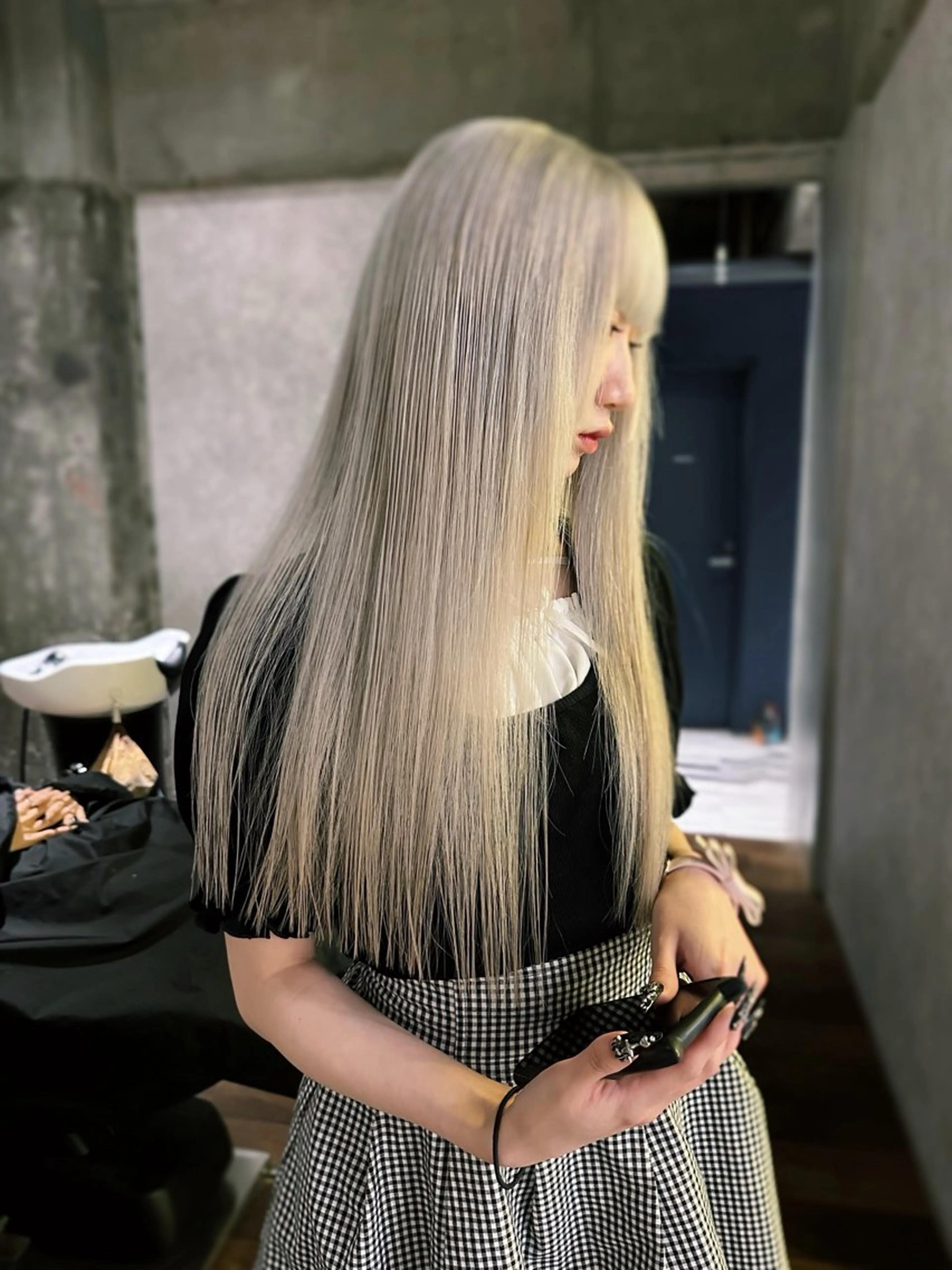 セミロング カラー ヘアカラー トリートメント 🧡色落ちまで2度 楽しめる🧡ヨシキのヘアスタイル