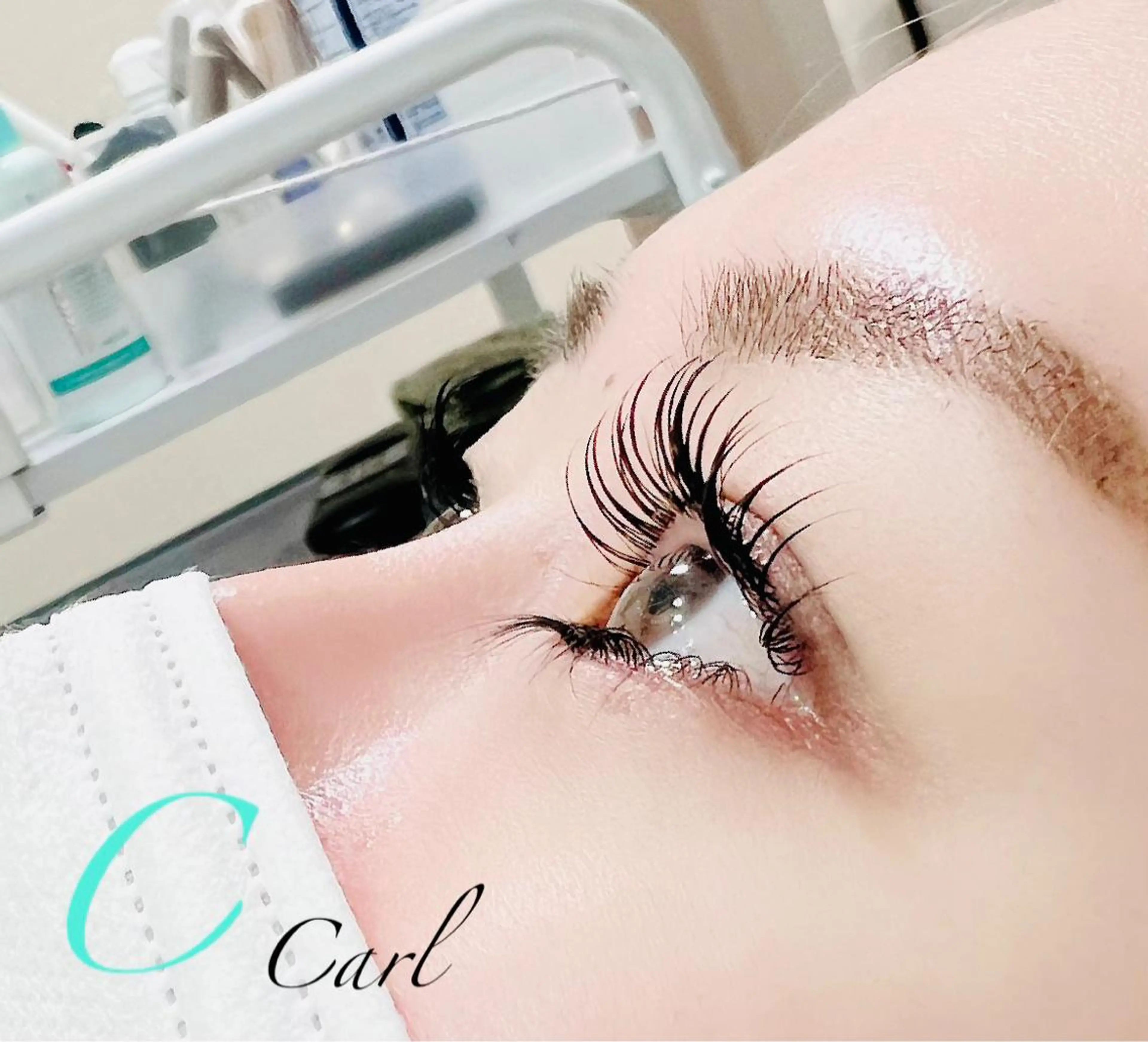 マツエク・マツパ ケラチンラッシュリフト バインドロック Cカール キュート フラットラッシュ eyelash presh yukaのマツエク・マツパデザイン