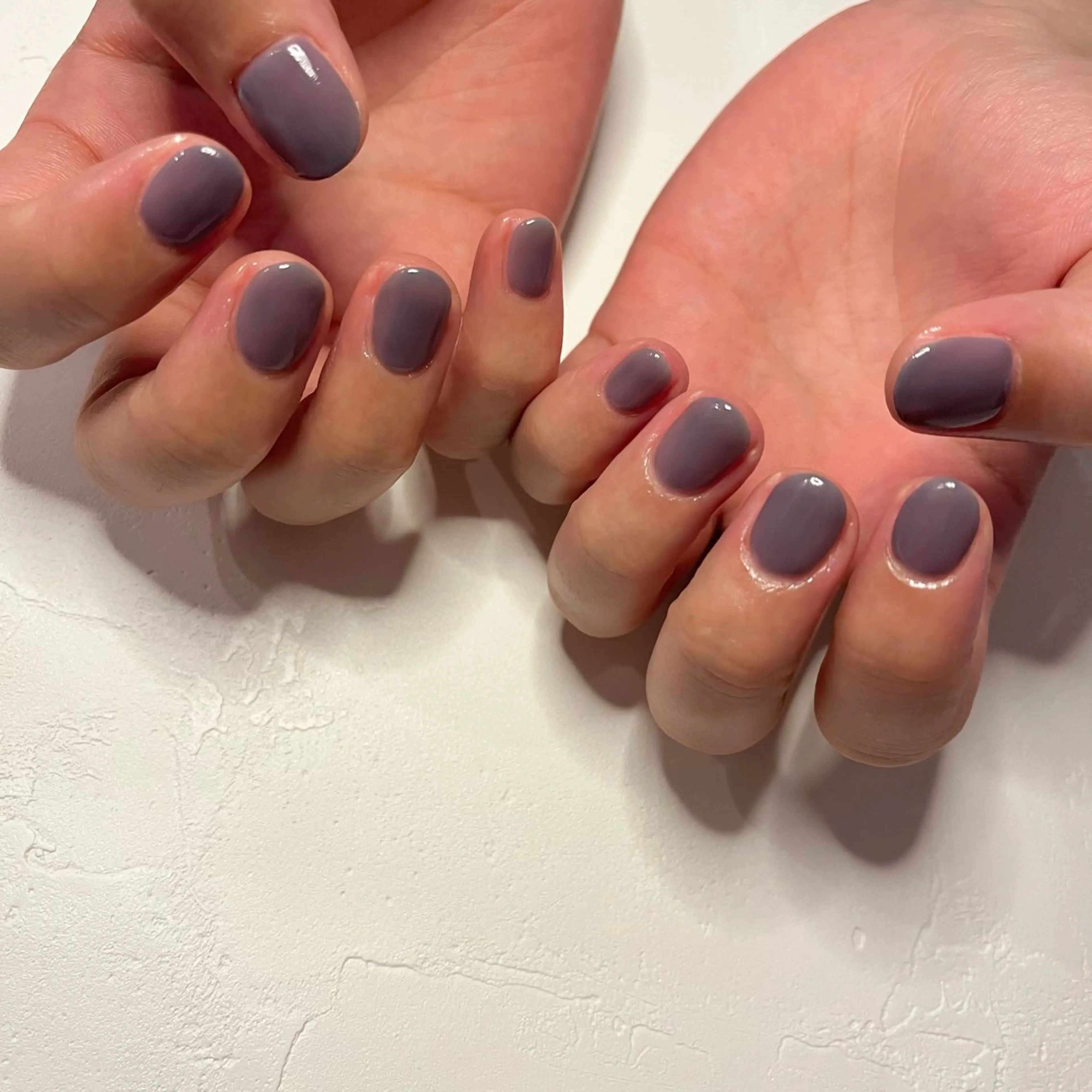 ネイル ジェルネイル ワンカラーネイル パラジェル ハンドネイル nail slow.のネイルデザイン