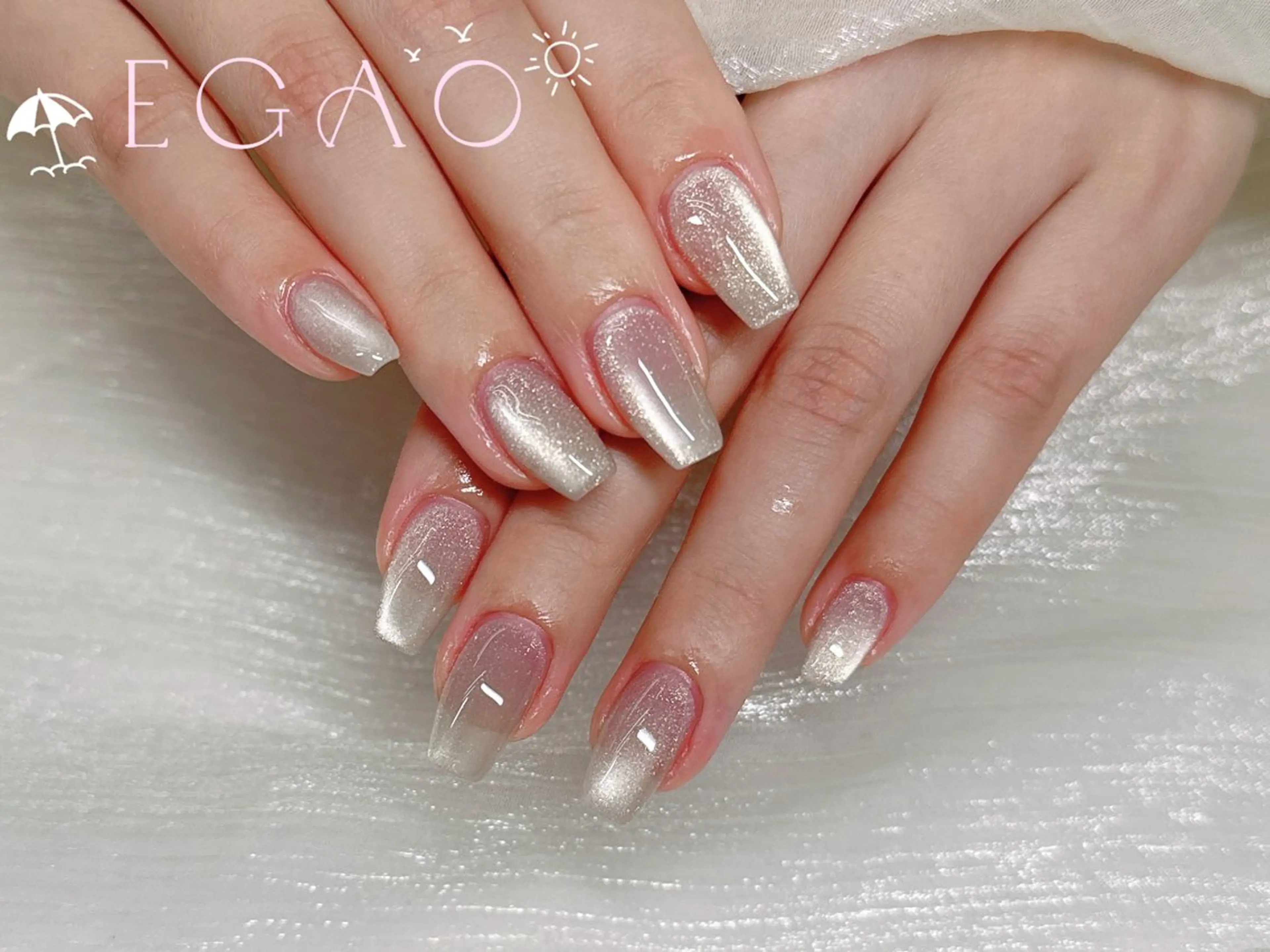 ネイル アートネイル フットネイル フレンチネイル ジェルネイル グラデーション ハンドネイル Egao Nail錦糸町店のネイルデザイン