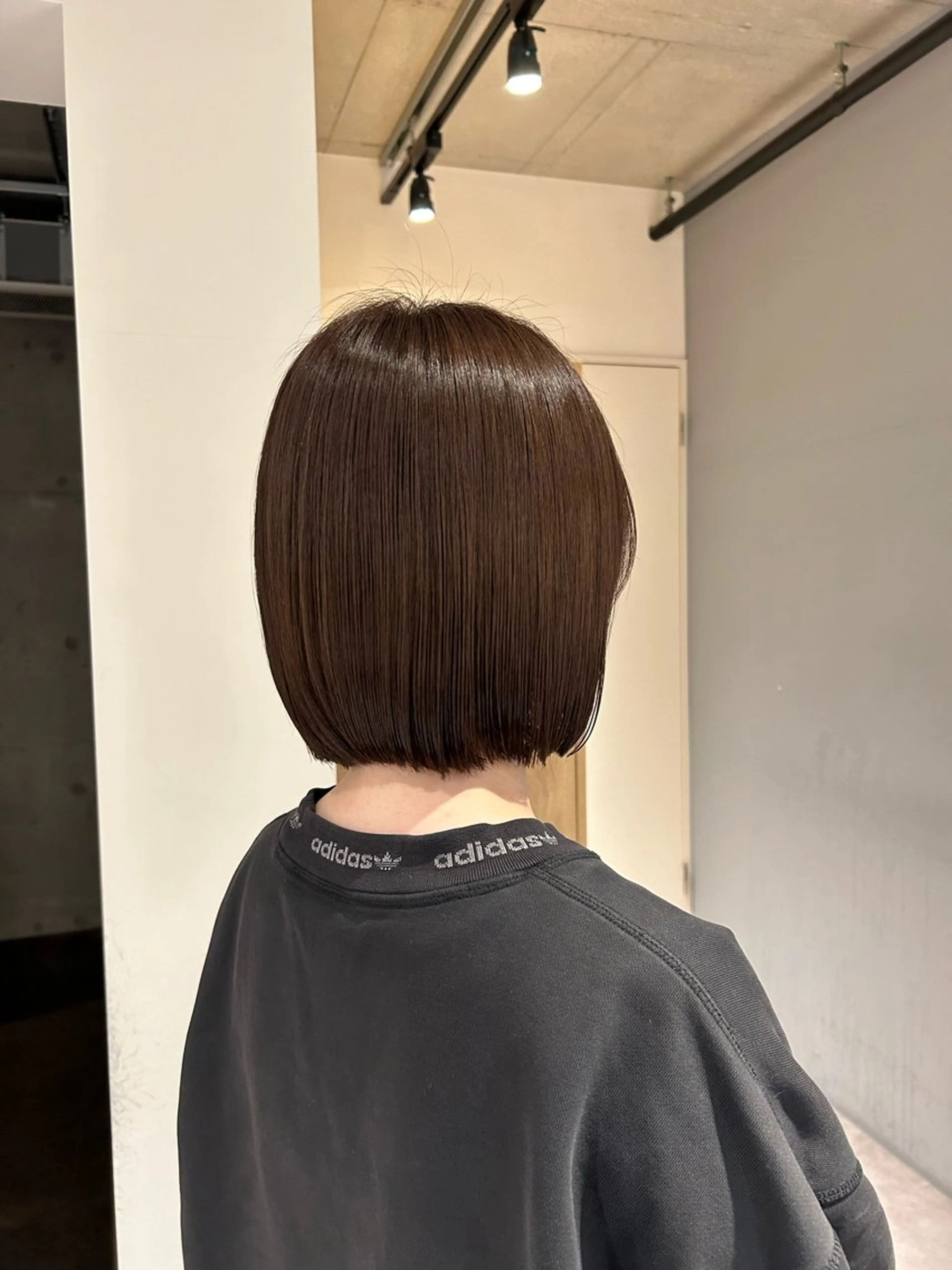 ショート カラー カット ヘアカラー 葉月/ボブ/ 透明感カラー／中目黒のヘアスタイル