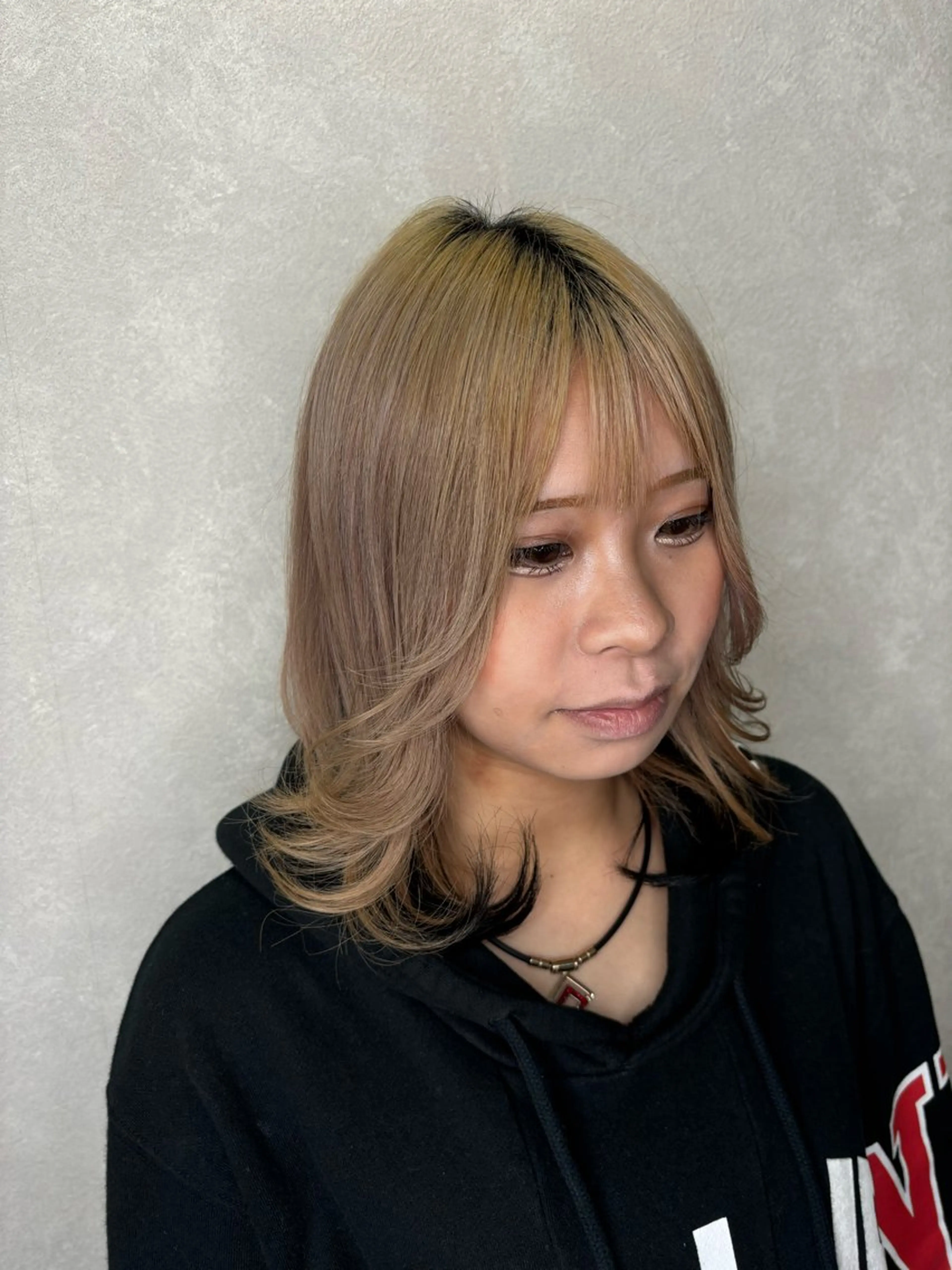 ミディアム エクステ エクステ＊美髪サロン KR2S河内長野店長のヘアスタイル