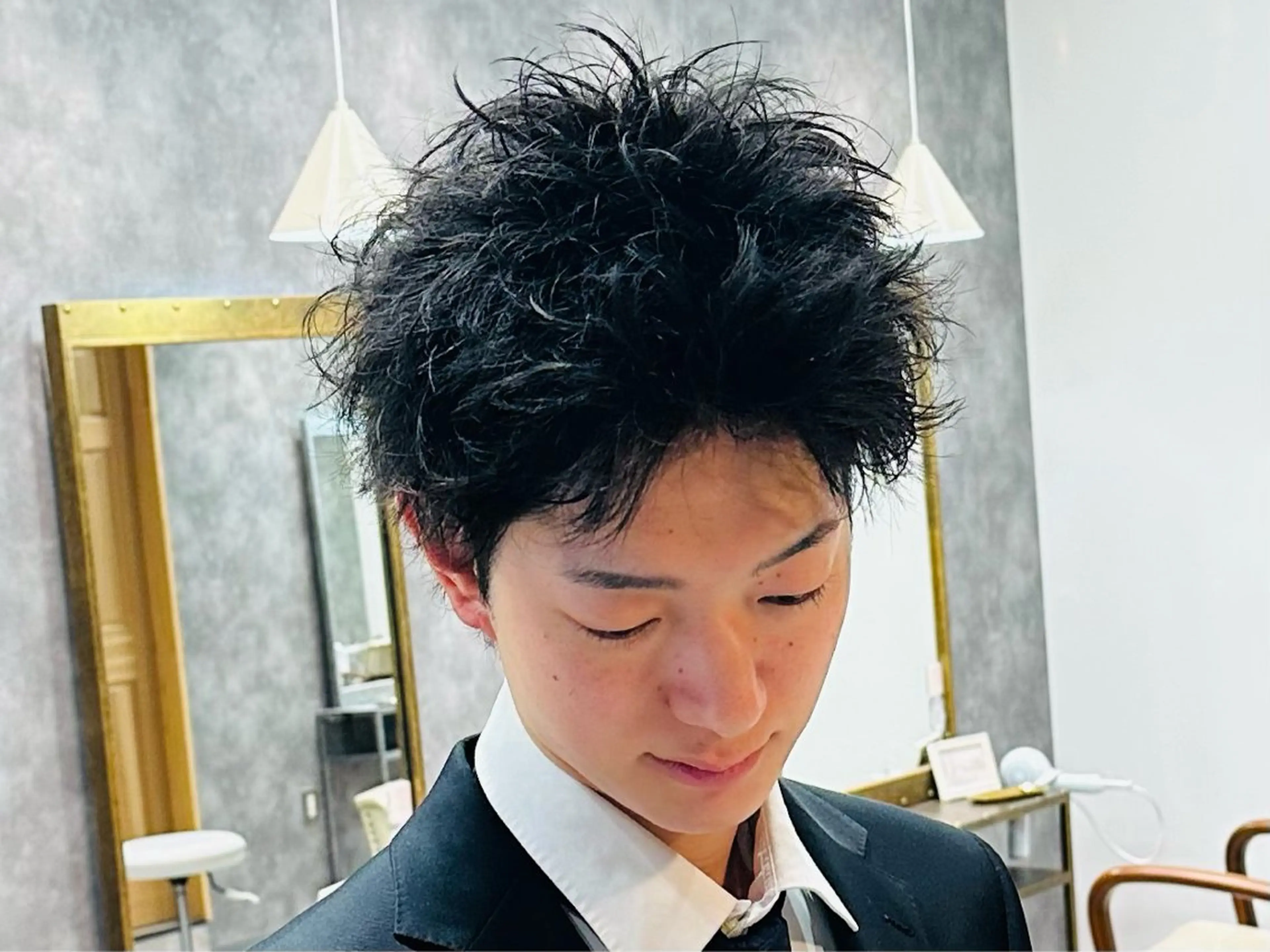 【人気No.2/MEN'S限定】メンズカット+炭酸シャンプー¥5710の写真