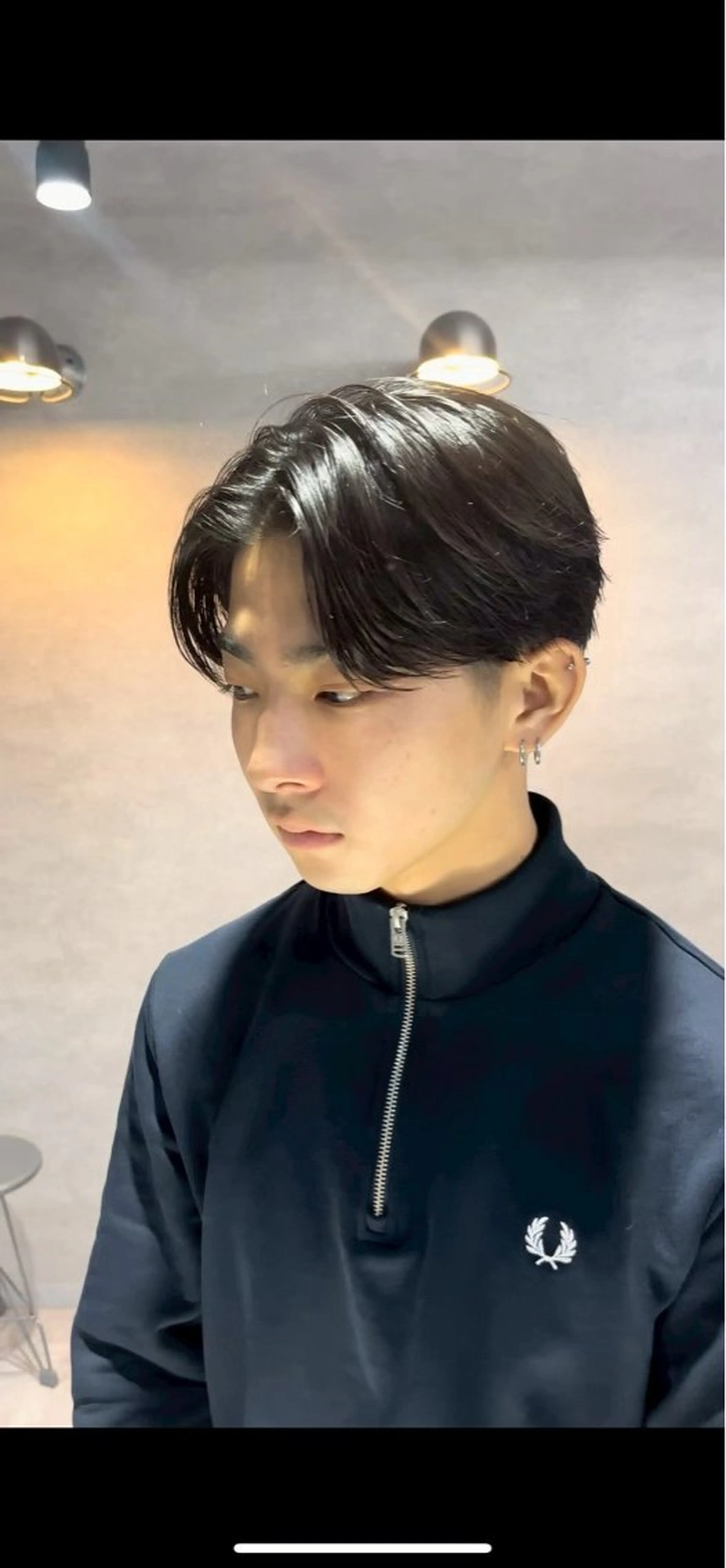 ショート カラー パーマ ヘアアレンジ メンズ キッズ メンズパーマ 小顔カット ニュアンスパーマ メンズ特化/カラー /せなのヘアスタイル