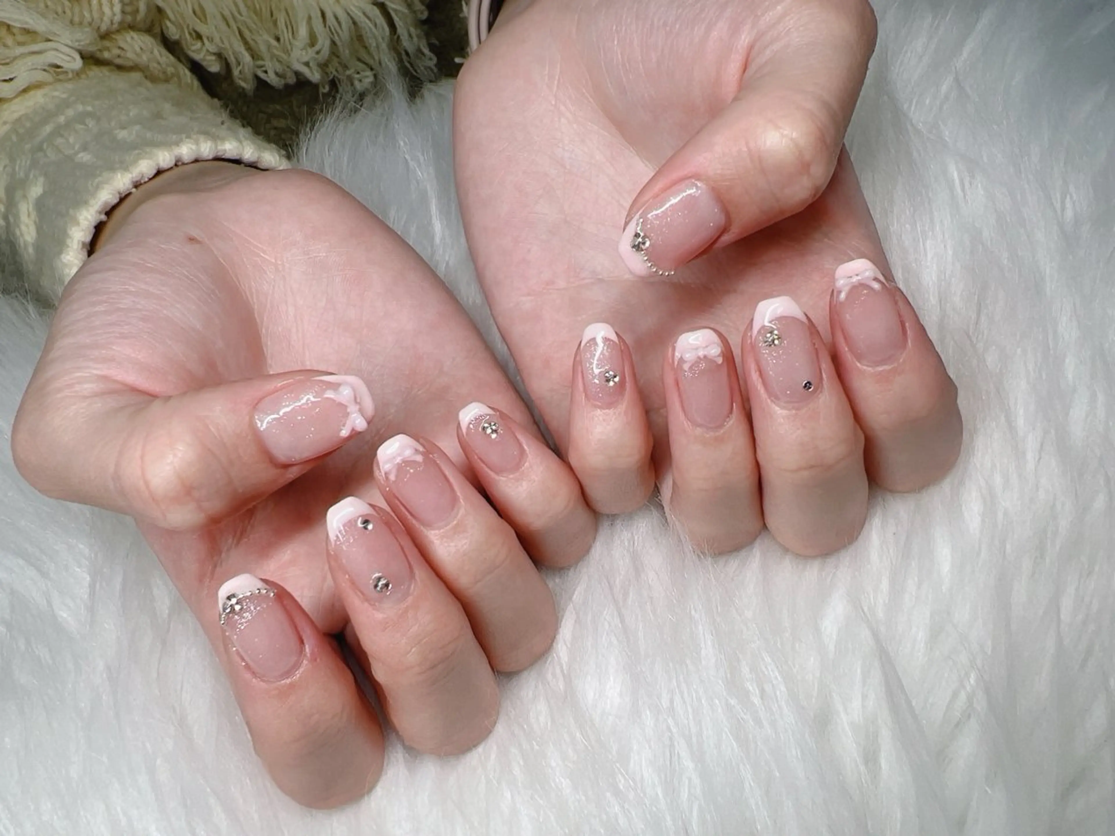 ネイル ハンドネイル Lee Nails チップ長さだし専門店のネイルデザイン