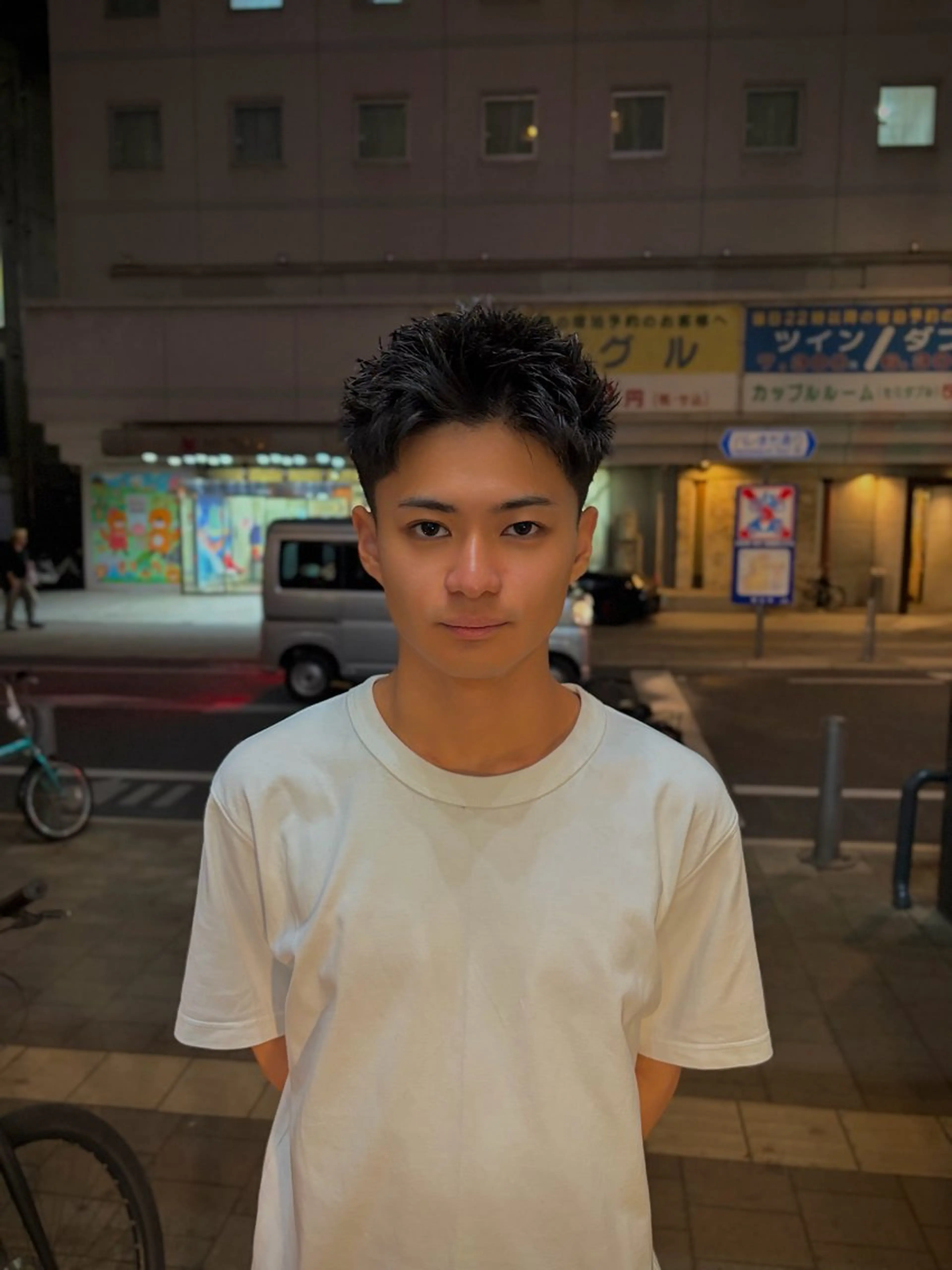 ショート メンズ スパイキーショート ショートヘア カット UMM daichi メンズパーマのヘアスタイル
