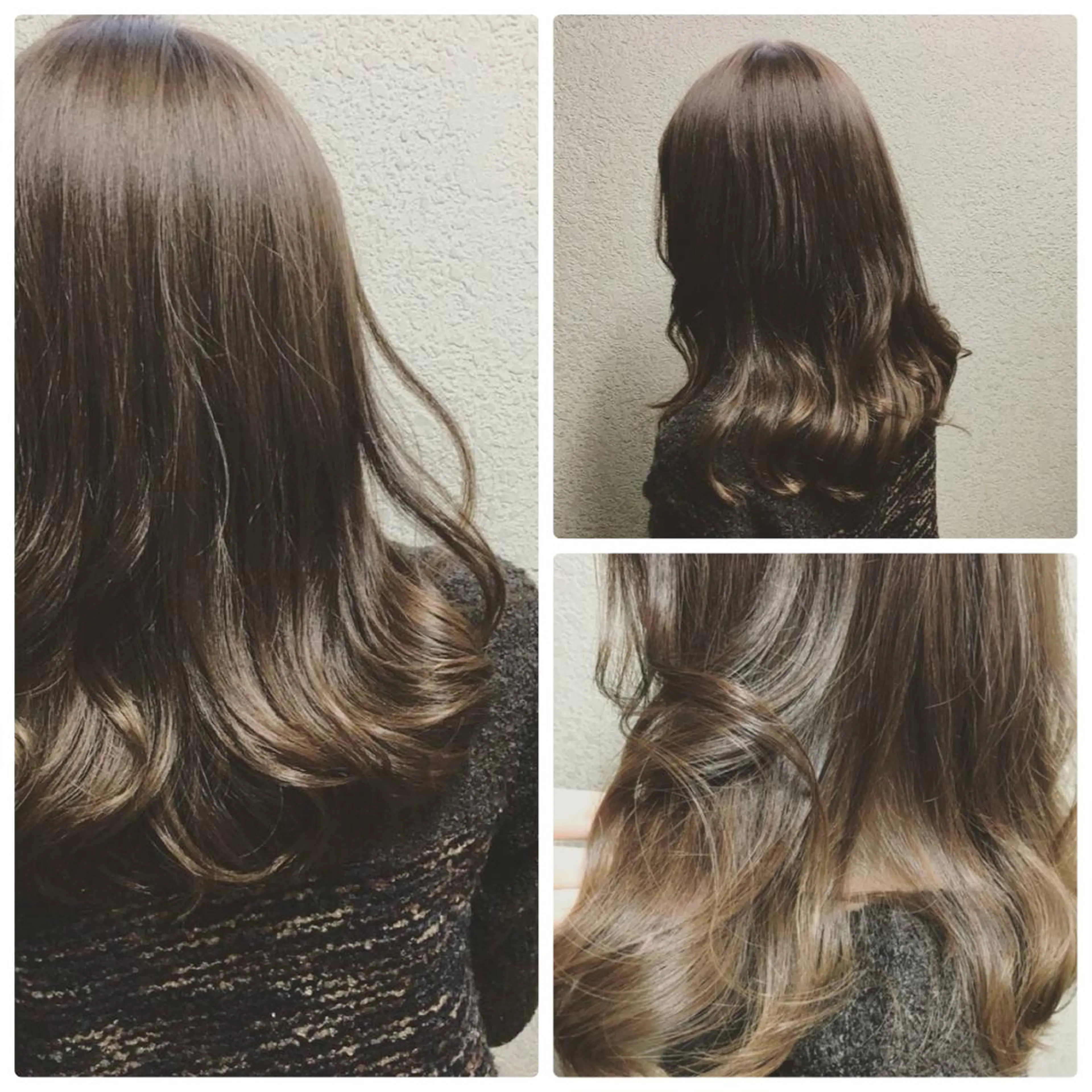 セミロング カラー 透明感カラー gen所属・坂元 智信のヘアスタイル