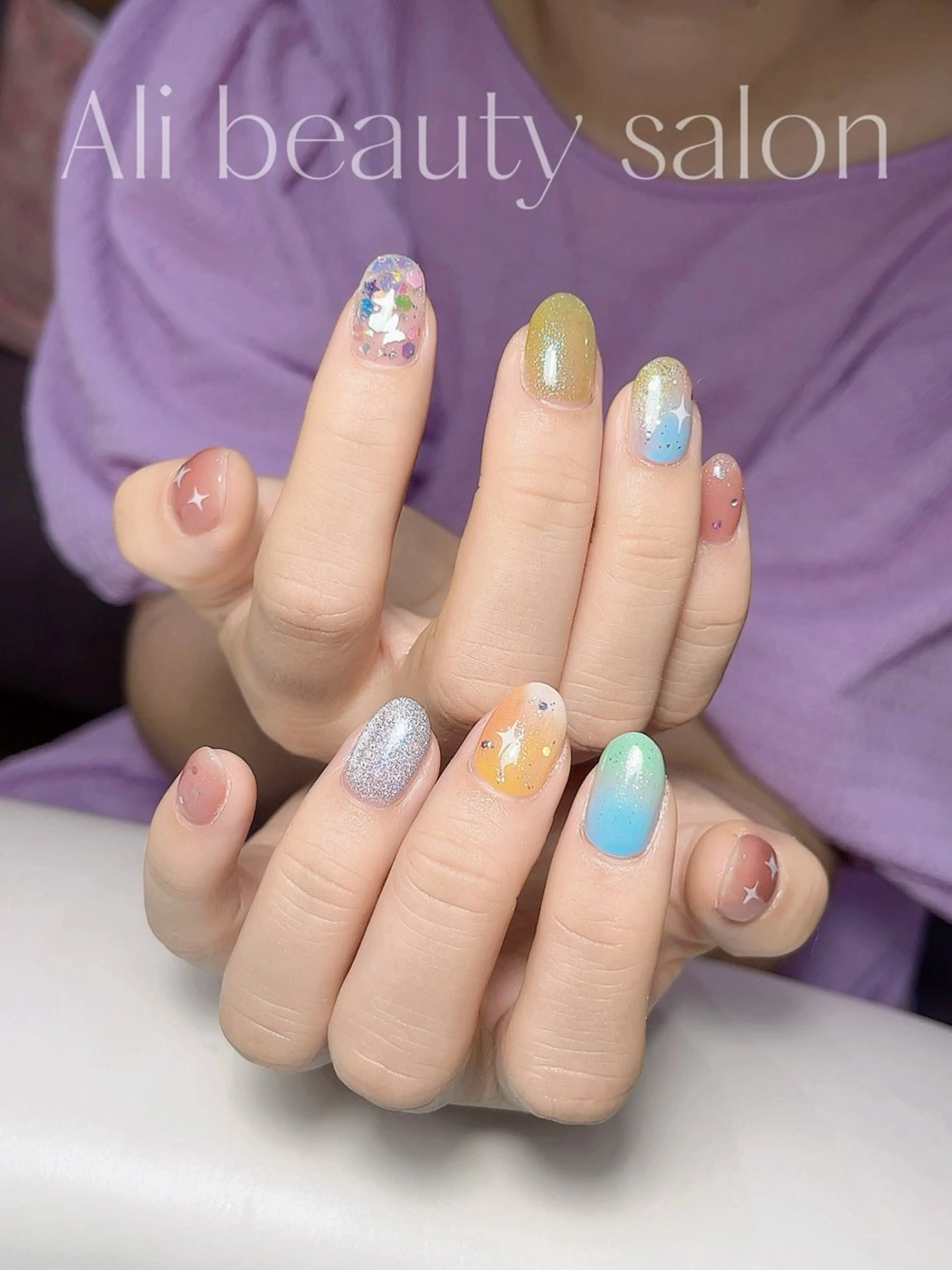 ネイル Ali 新小岩 ネイル専門のネイルデザイン