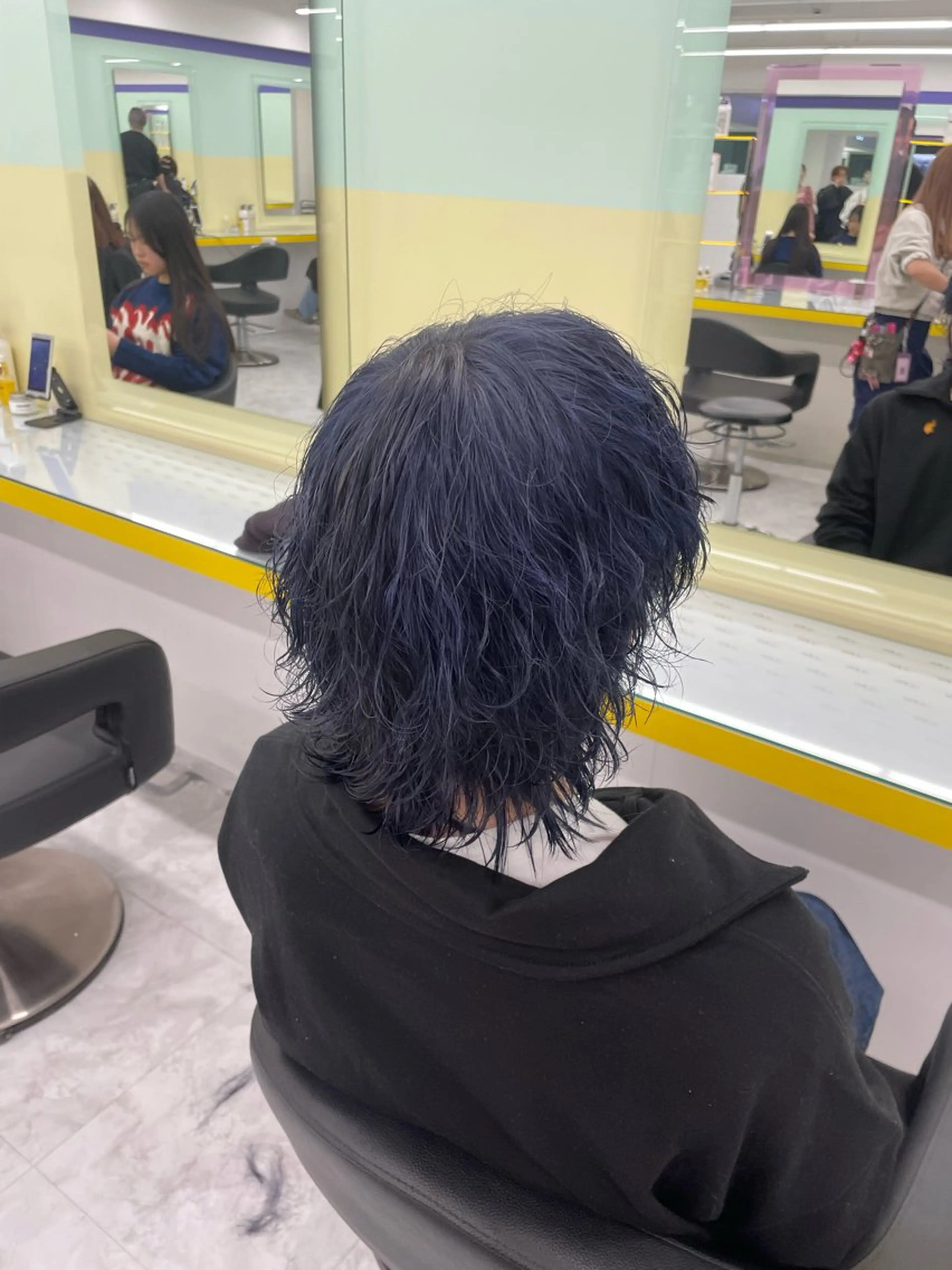 カラー メンズ ヘアカラー トリートメント ヘッドスパ ヘアセット 🦋色落ち綺麗カラー メンズYUZU🦋‪のヘアスタイル