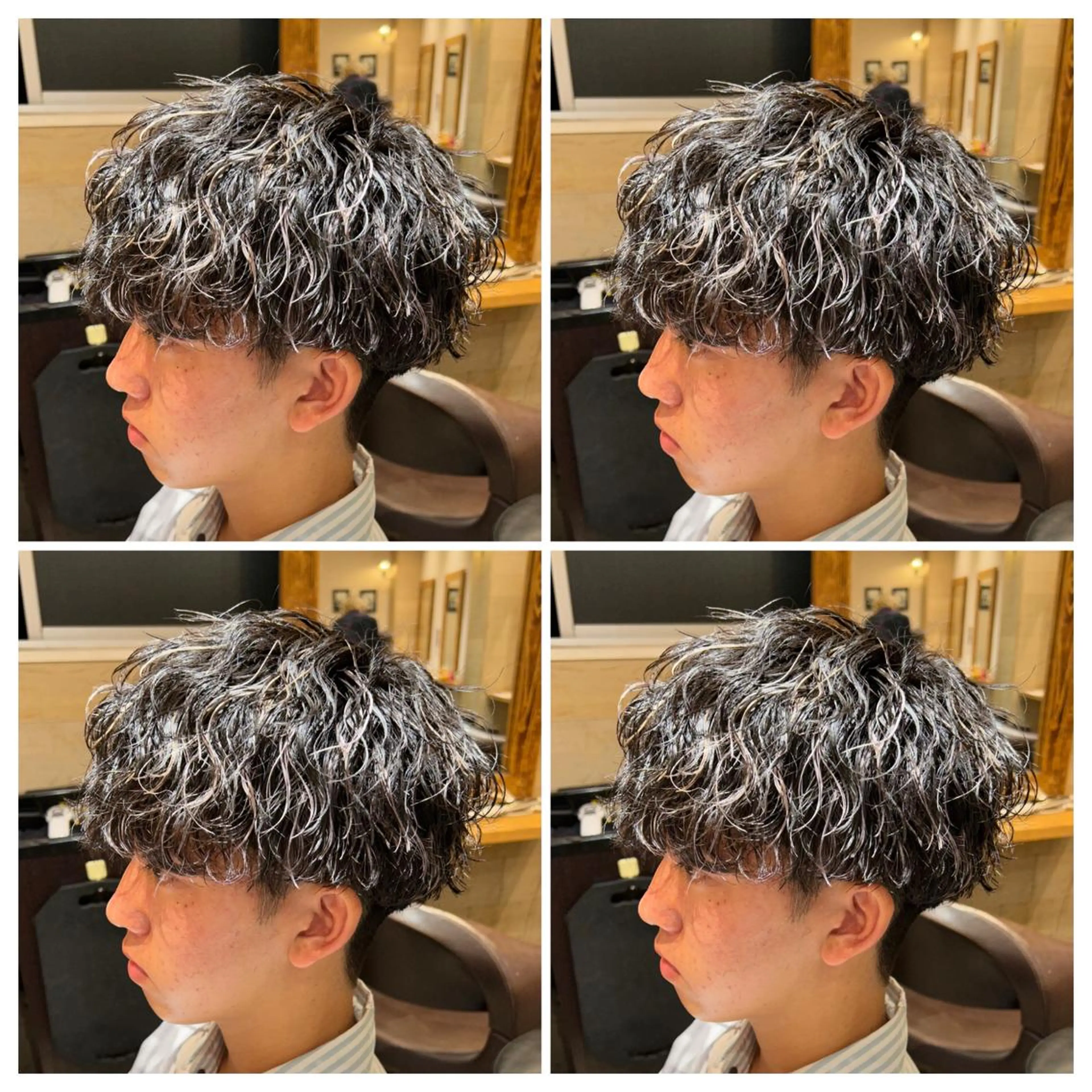 カラー パーマ メンズ カット ヘアカラー パーマ トリートメント 💎髪質改善／艶髪 荻原💎のヘアスタイル