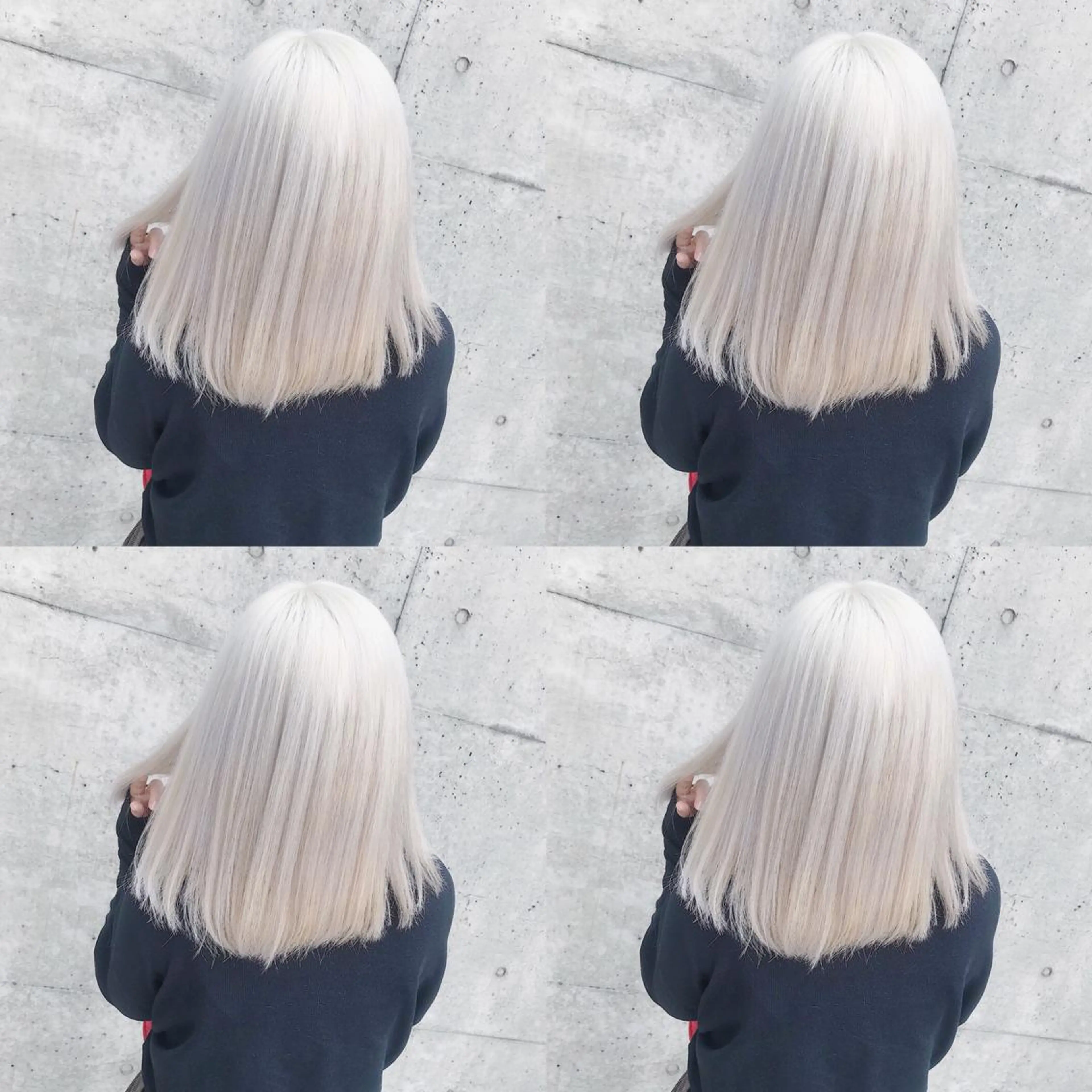 セミロング カラー ヘアアレンジ ヘアカラー トリートメント TAKUMAブリーチ /切りっぱなし🪽のヘアスタイル