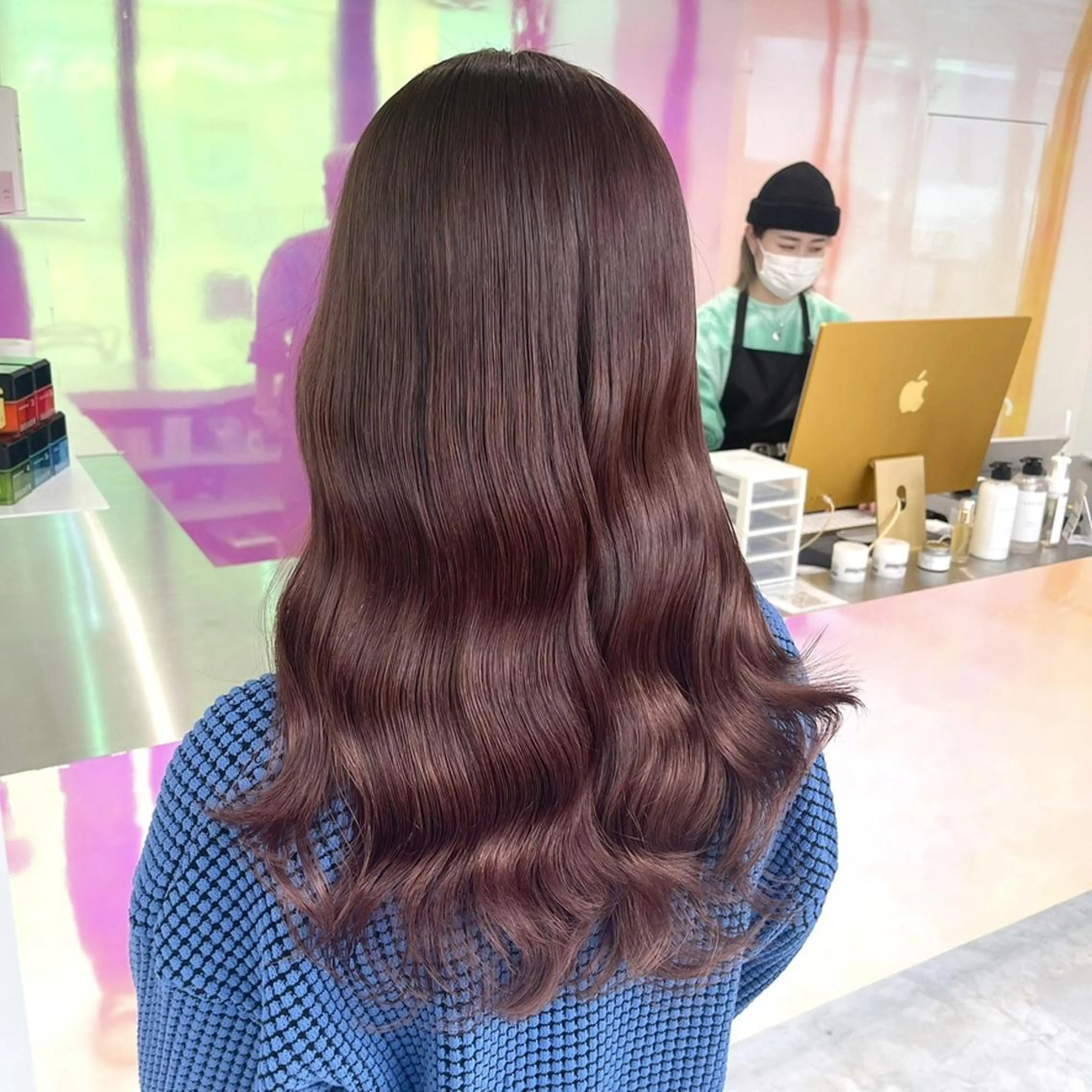 カラー ミルクティー・透明感 🏹REN🏹のヘアスタイル