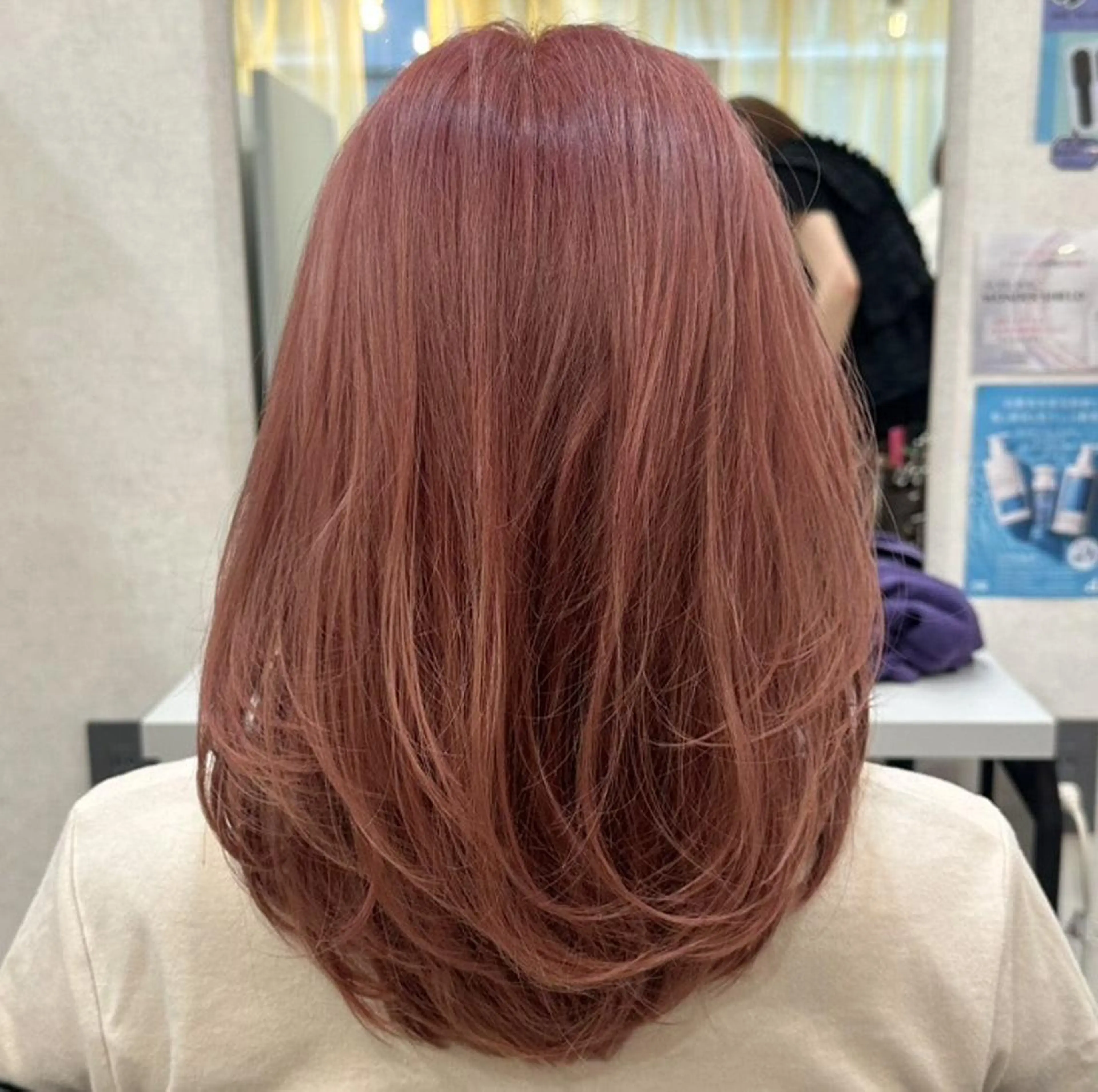 カラー ダブルカラー レイヤー×顔周り/ 髪質改善/川上京香のヘアスタイル