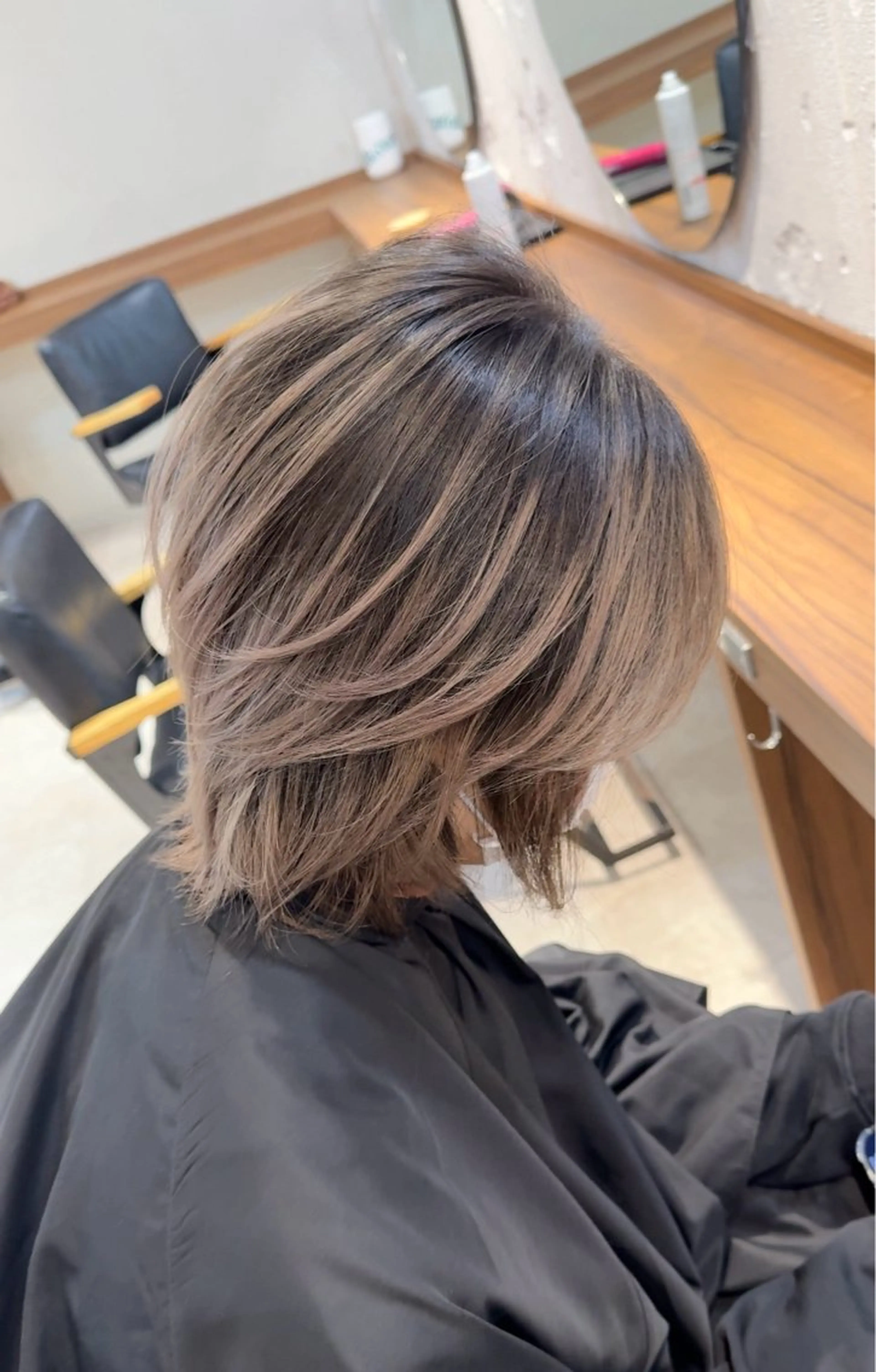 カラー メンズ メンズバレイヤージュ バレイヤージュ カット ヘアカラー 岡本 太陽☀️のヘアスタイル