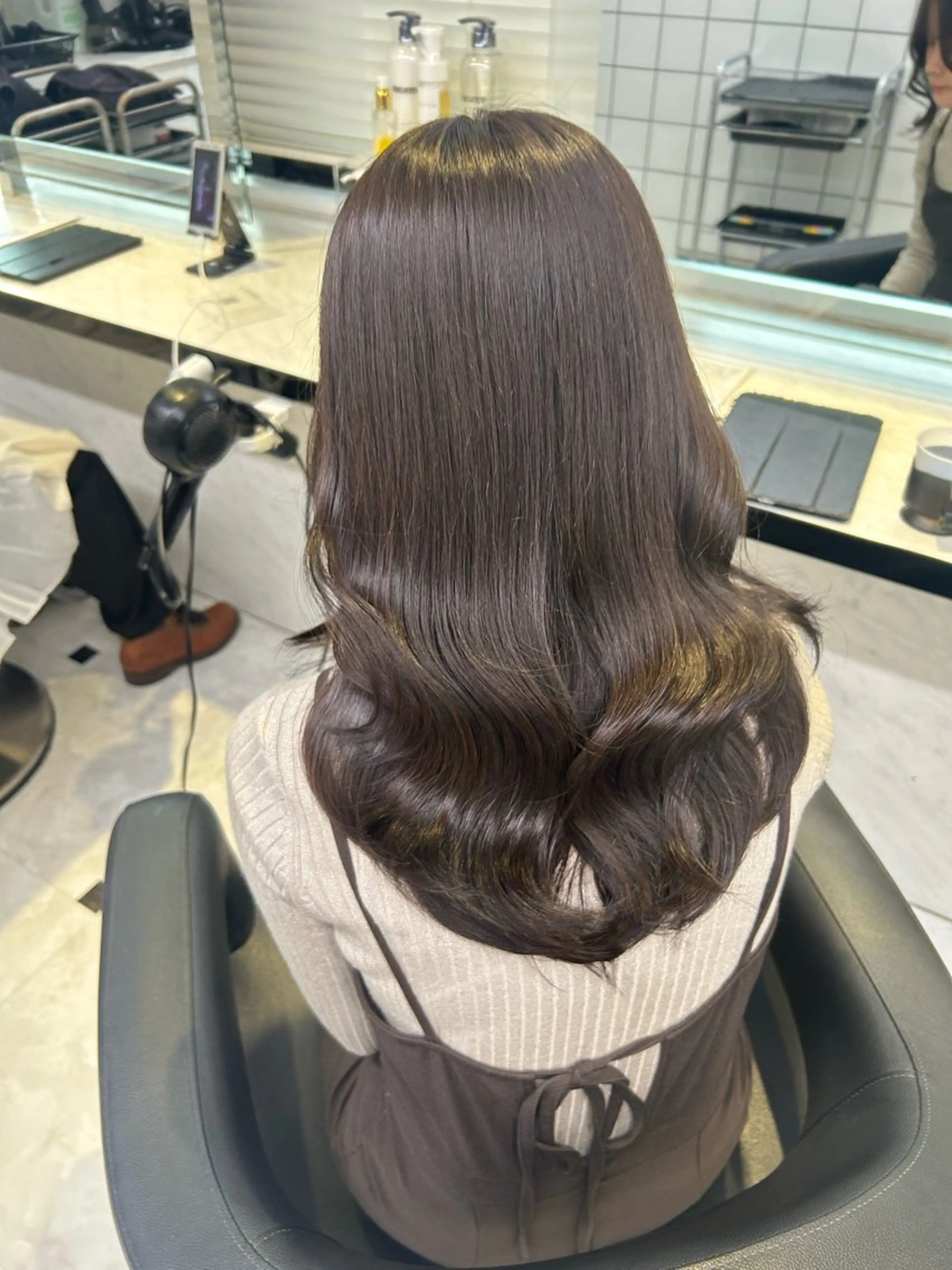 ロング カラー ヘアアレンジ 💖艶と似合わせ💖 カラーカット💖のヘアスタイル