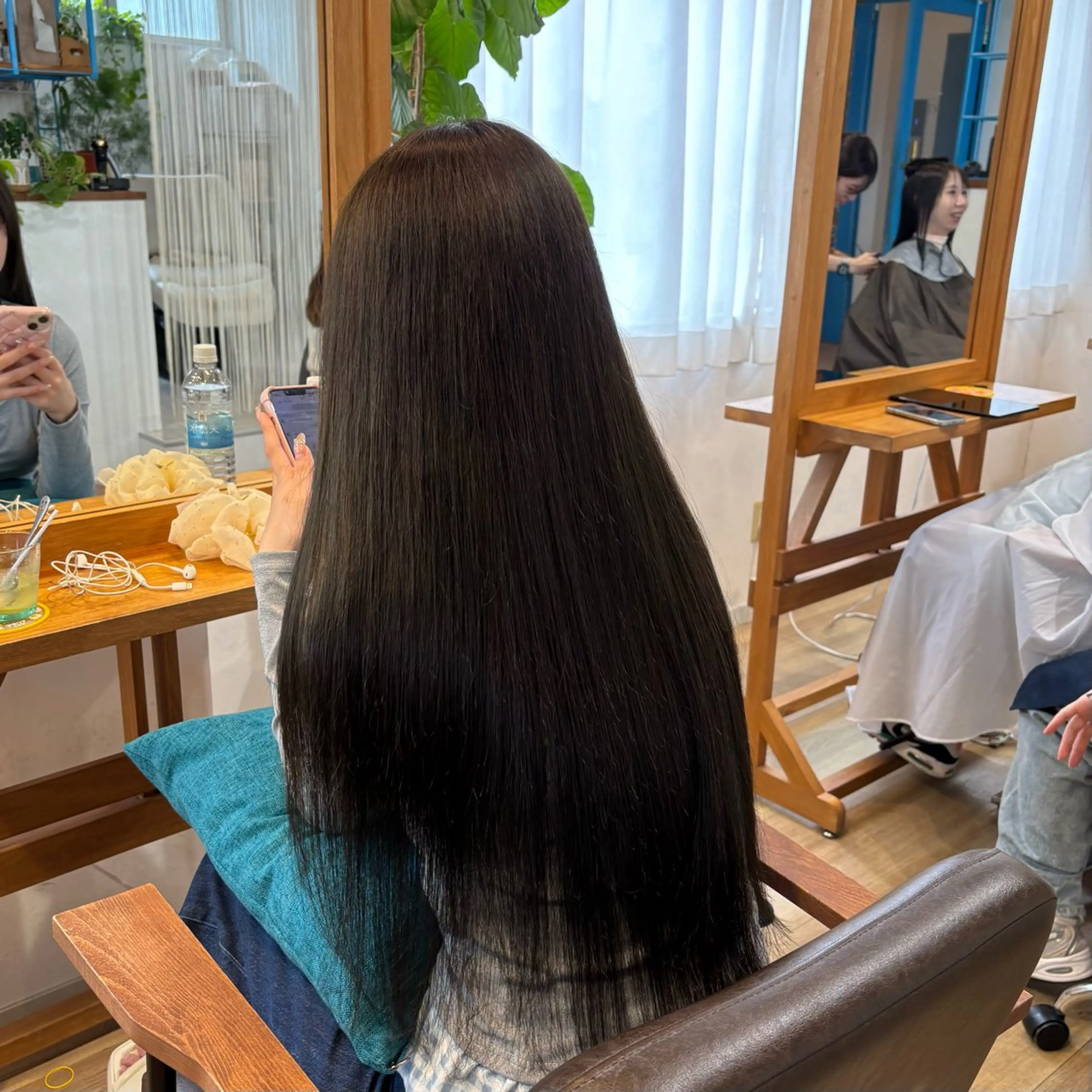 ロング カラー ベージュカラー 透明感カラー オリーブベージュ ヘアカラー RINNO🌷艶髪/ 艶カラー/縮毛矯正のヘアスタイル