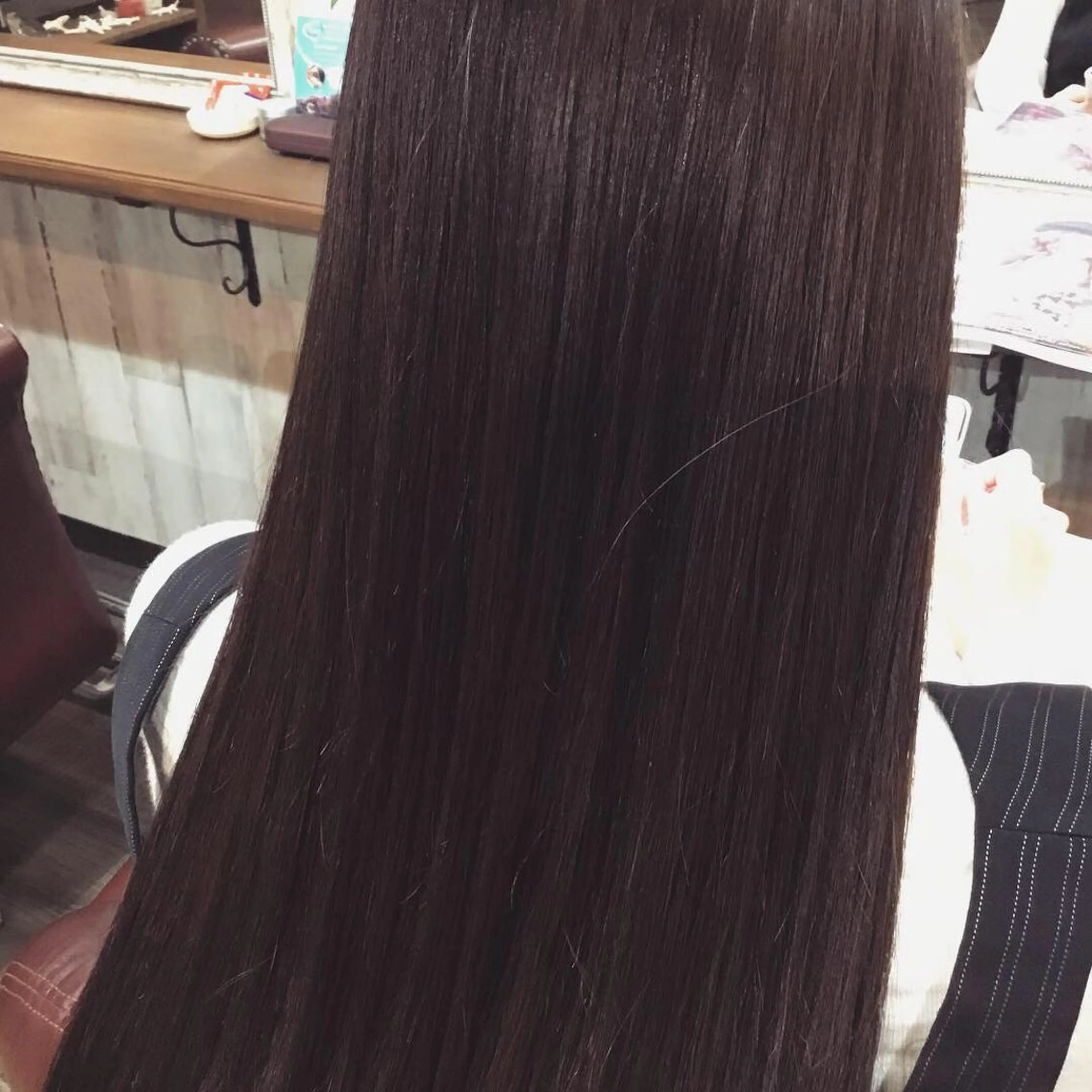 ロング カラー 金崎 新吾のヘアスタイル