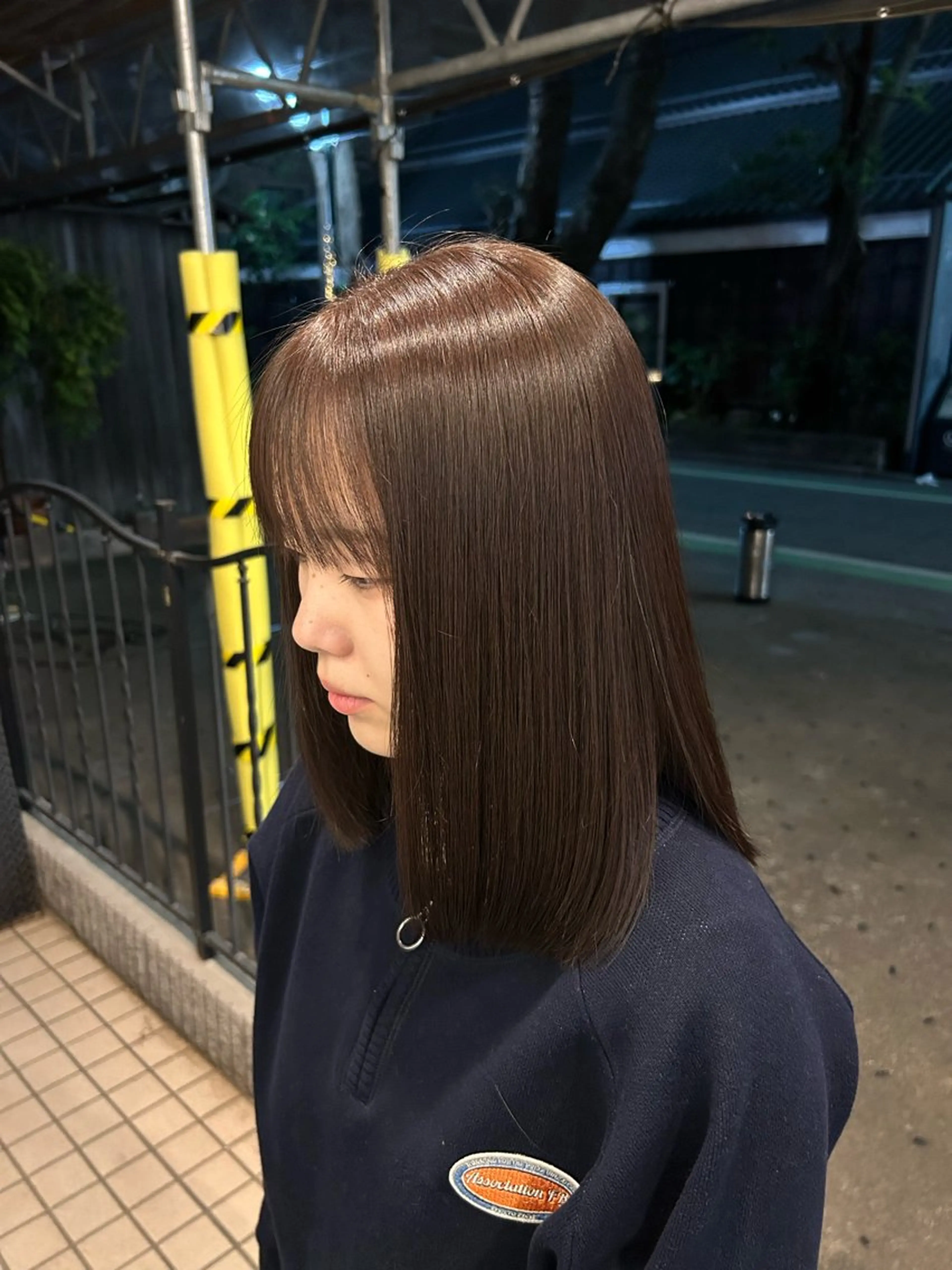 ミディアム ヘアカラー トリートメント 神田 望未👩🏻‍🦰のヘアスタイル