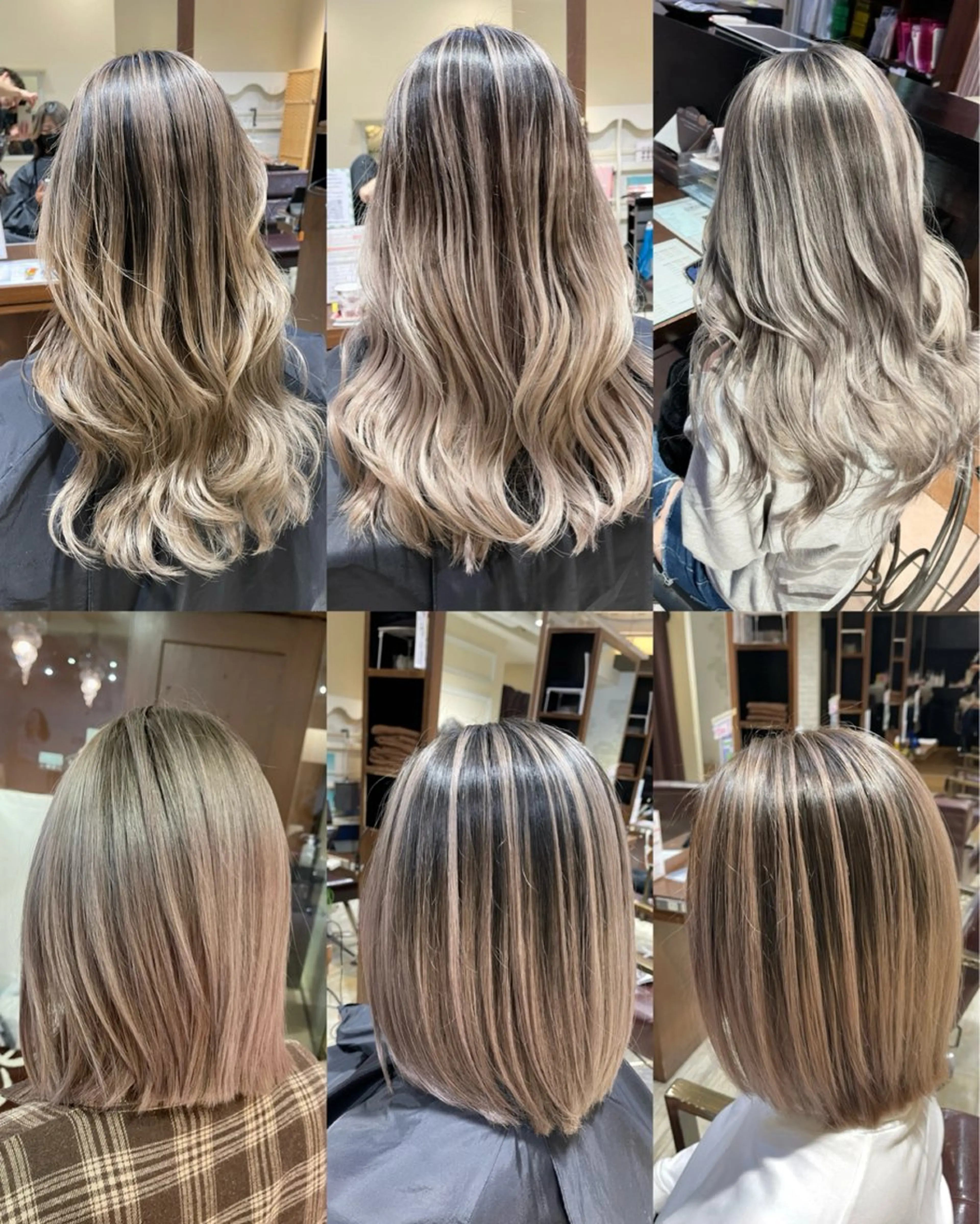 ミディアム カラー バレイヤージュ レイヤーカット カット ヘアカラー トリートメント 海外レイヤー/ レイヤーカット/和田のヘアスタイル