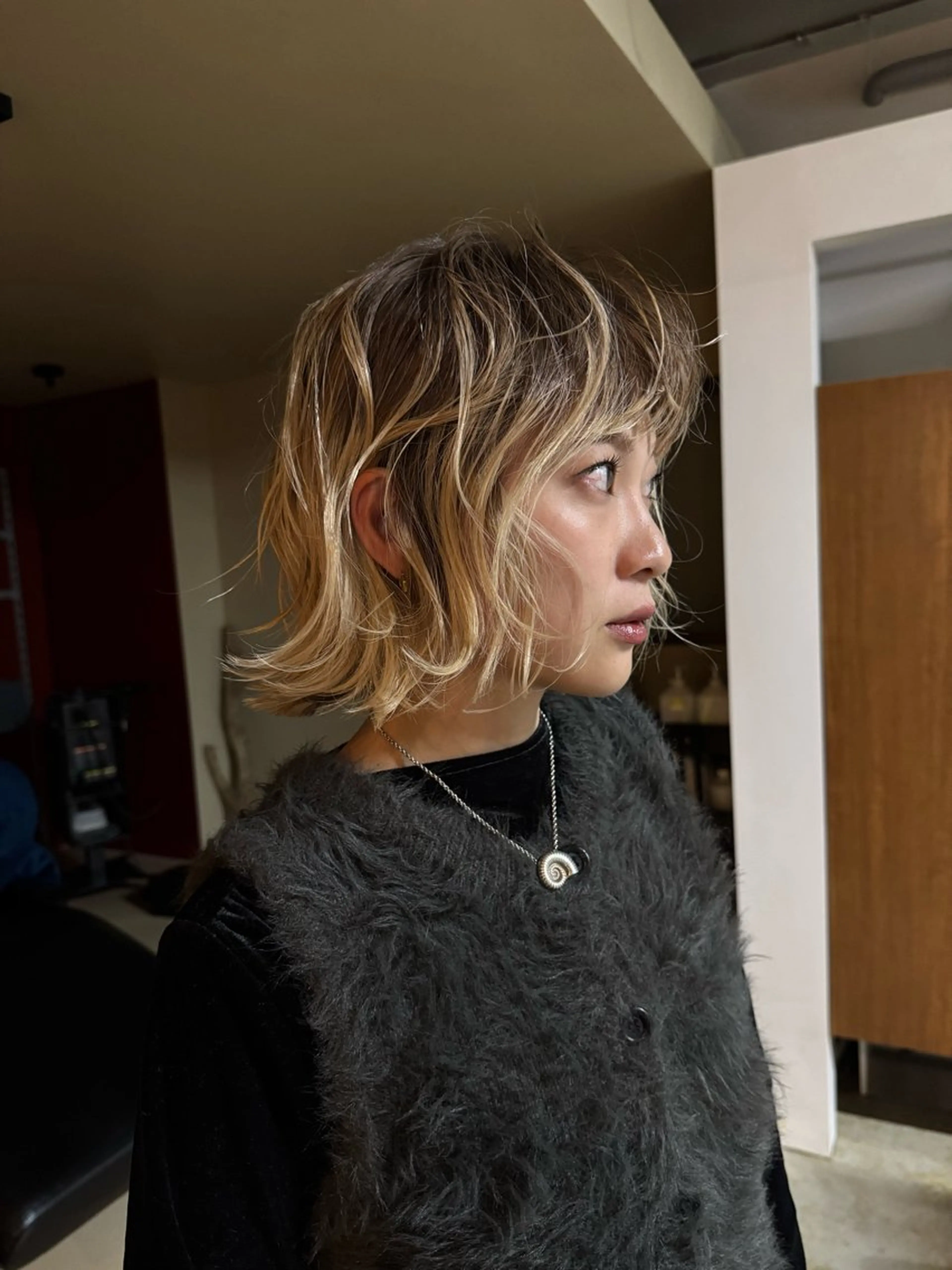 ミディアム カラー 浅草美容師 coconaのヘアスタイル
