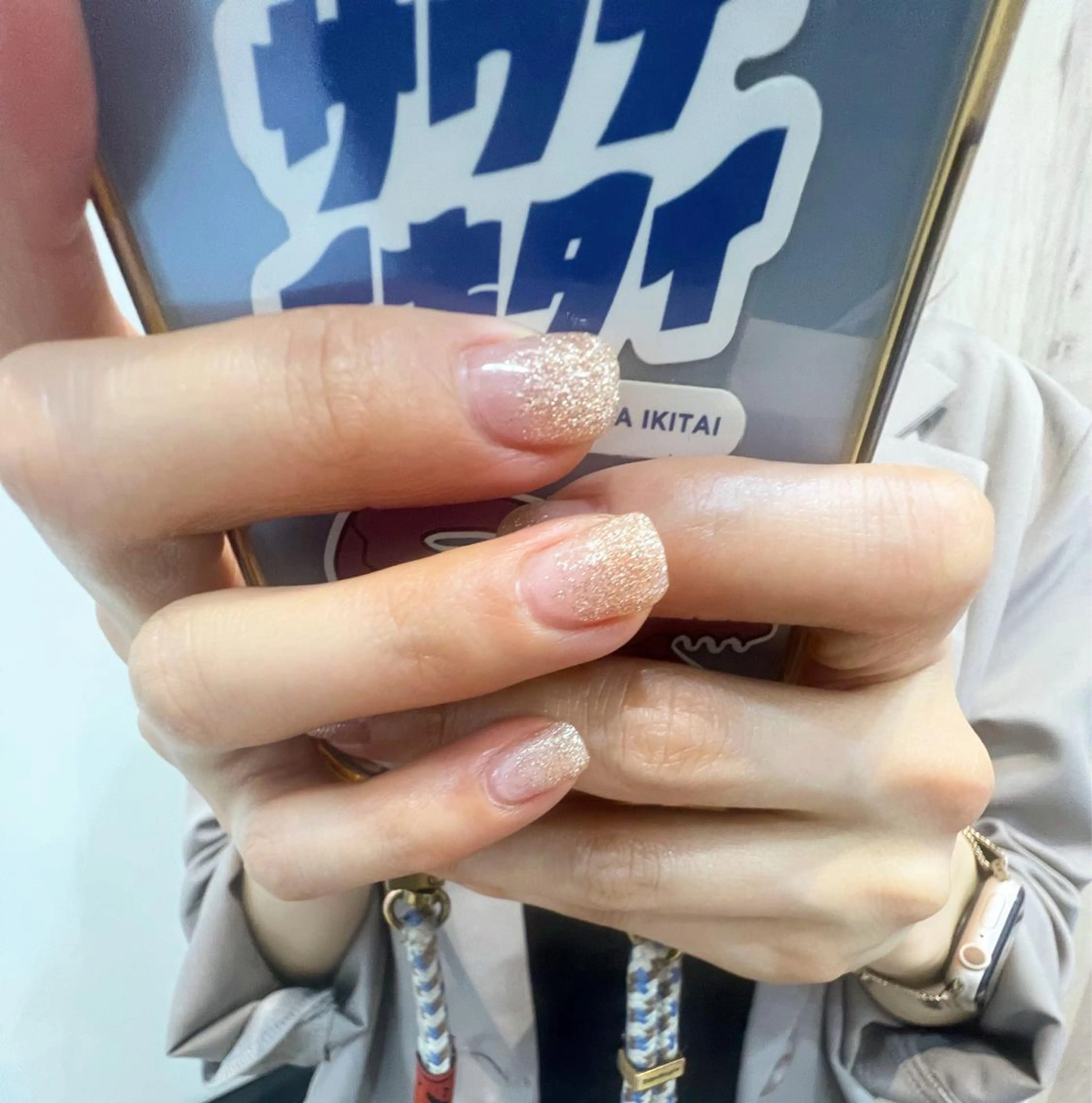 ヘアアレンジ ネイル グラデーション ラメ(グリッター) ラメグラデーション ヘアメイクネイリスト 💄💅hidemiのヘアスタイル