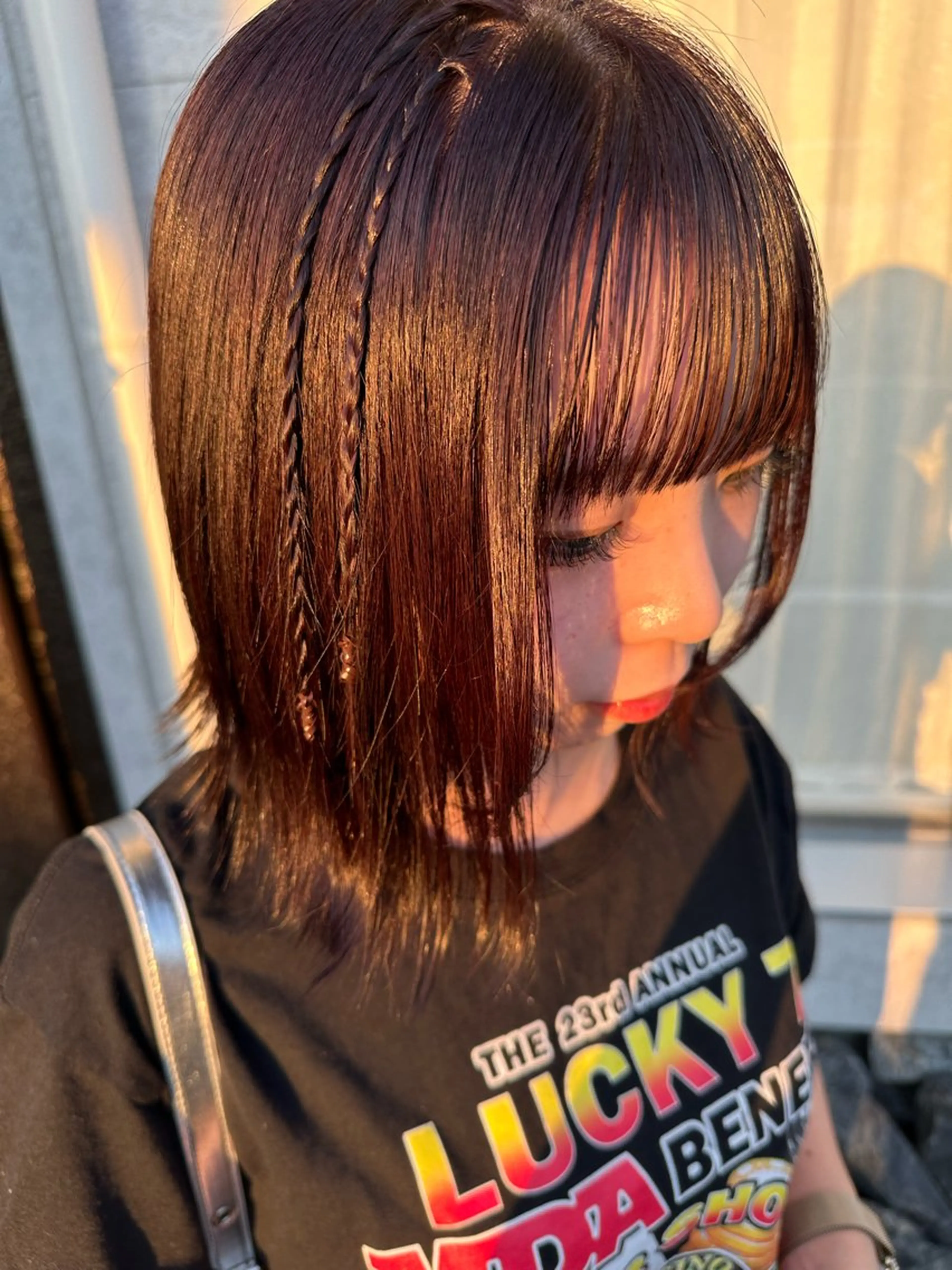 ミディアム カラー さあや 【透け感/艶感】のヘアスタイル