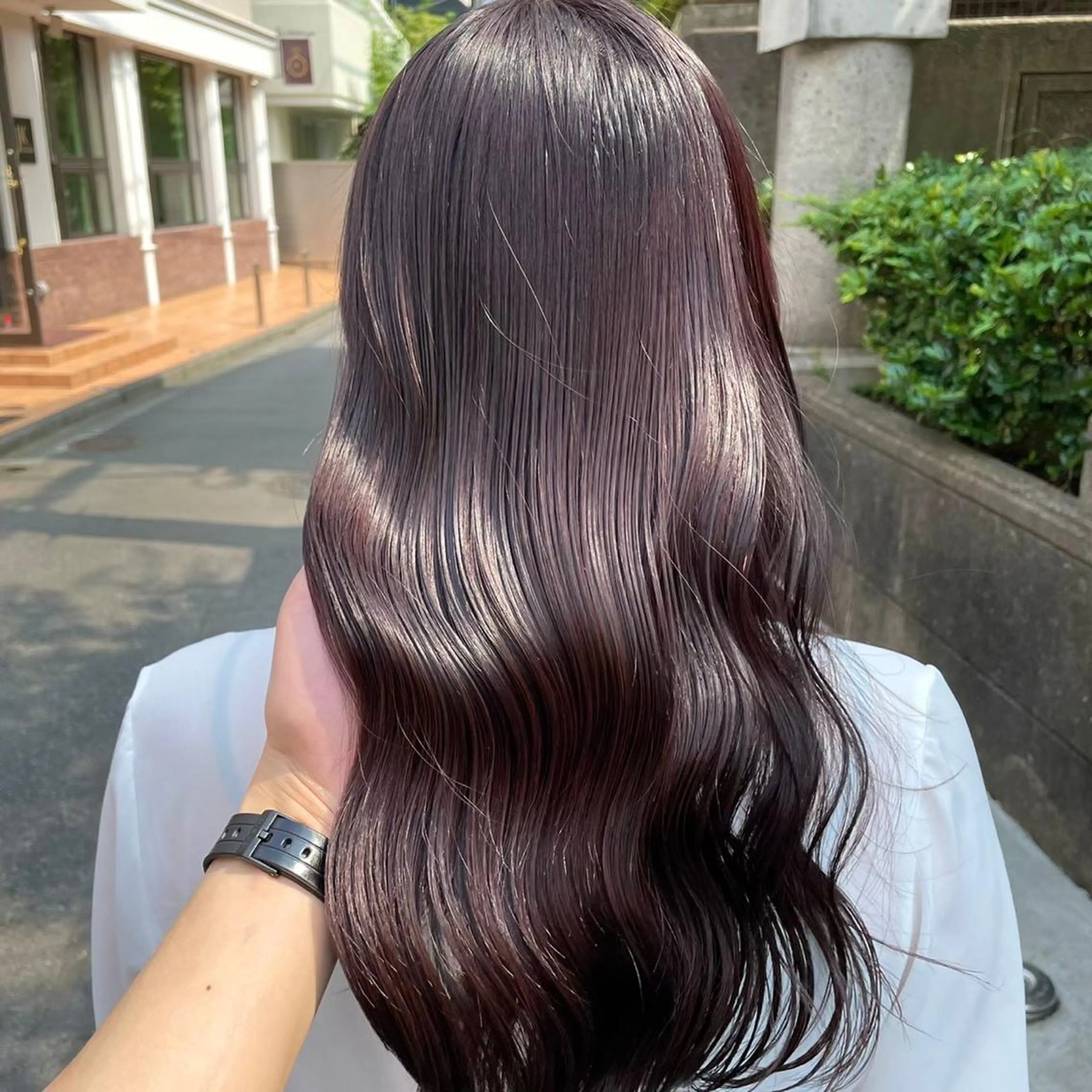 セミロング ヘアカラー トリートメント ヘッドスパ 韓国系レイヤー特化 hiroのヘアスタイル