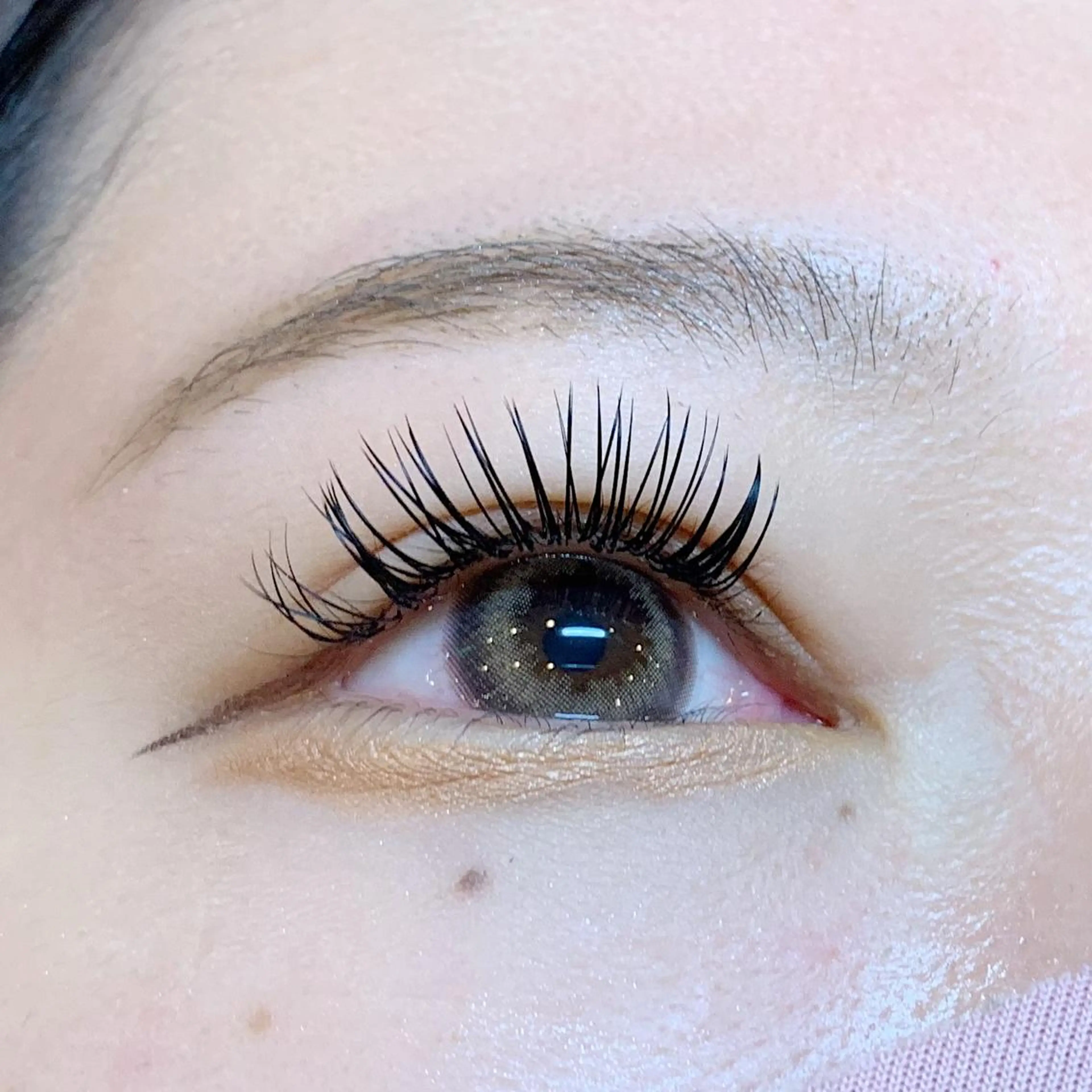 マツエク・マツパ Cカール キュート フラットラッシュ 石原 怜那のマツエク・マツパデザイン