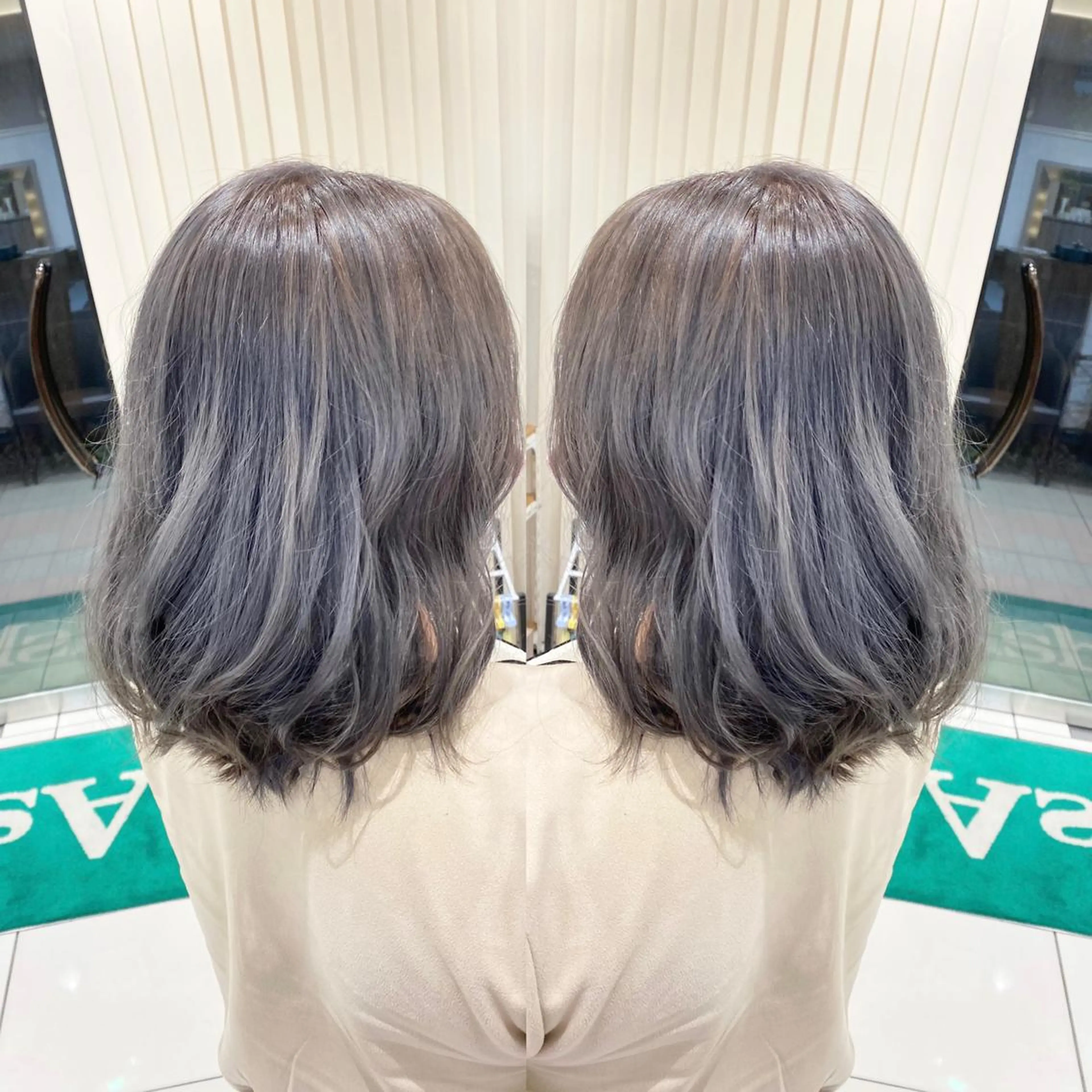 ミディアム カット ヘアカラー トリートメント 髪質改善カラー/店長 宮内秀峰のヘアスタイル