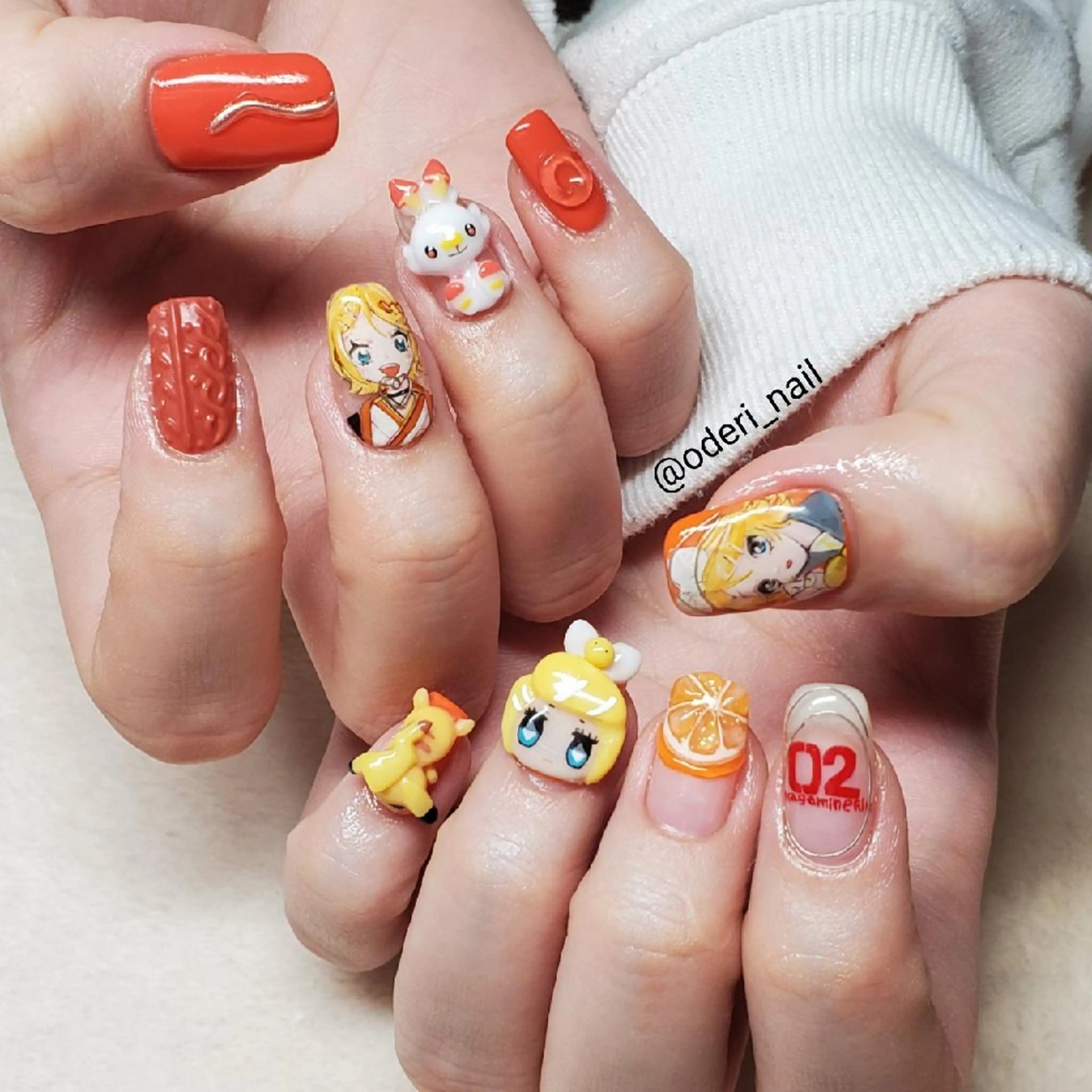 ネイル アートネイル ジェルネイル おで@ oderi_nailのネイルデザイン