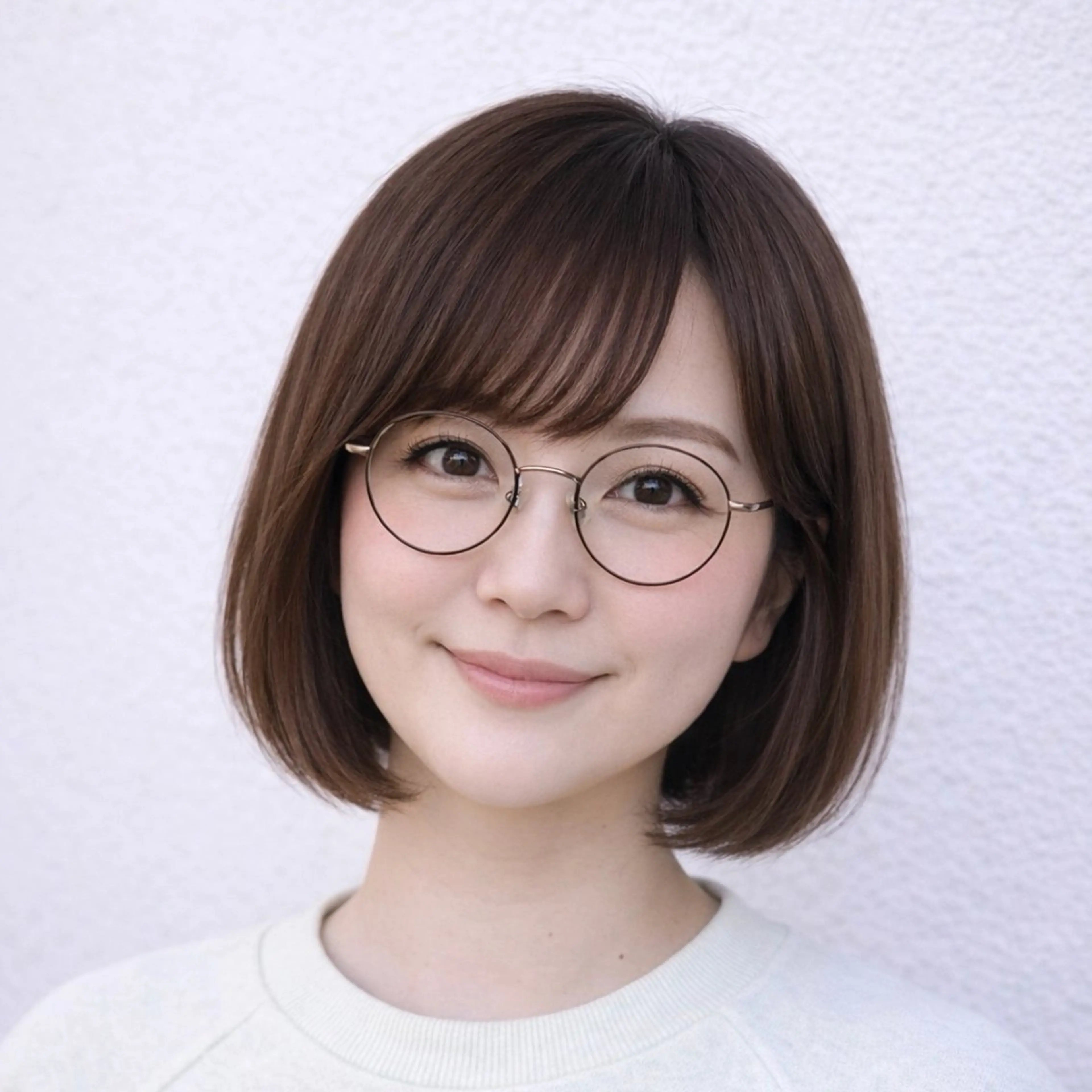 ショート カラー ブラウンカラー マロンブラウン ボブ カット ヘアカラー トリートメント 佐藤 舞のヘアスタイル
