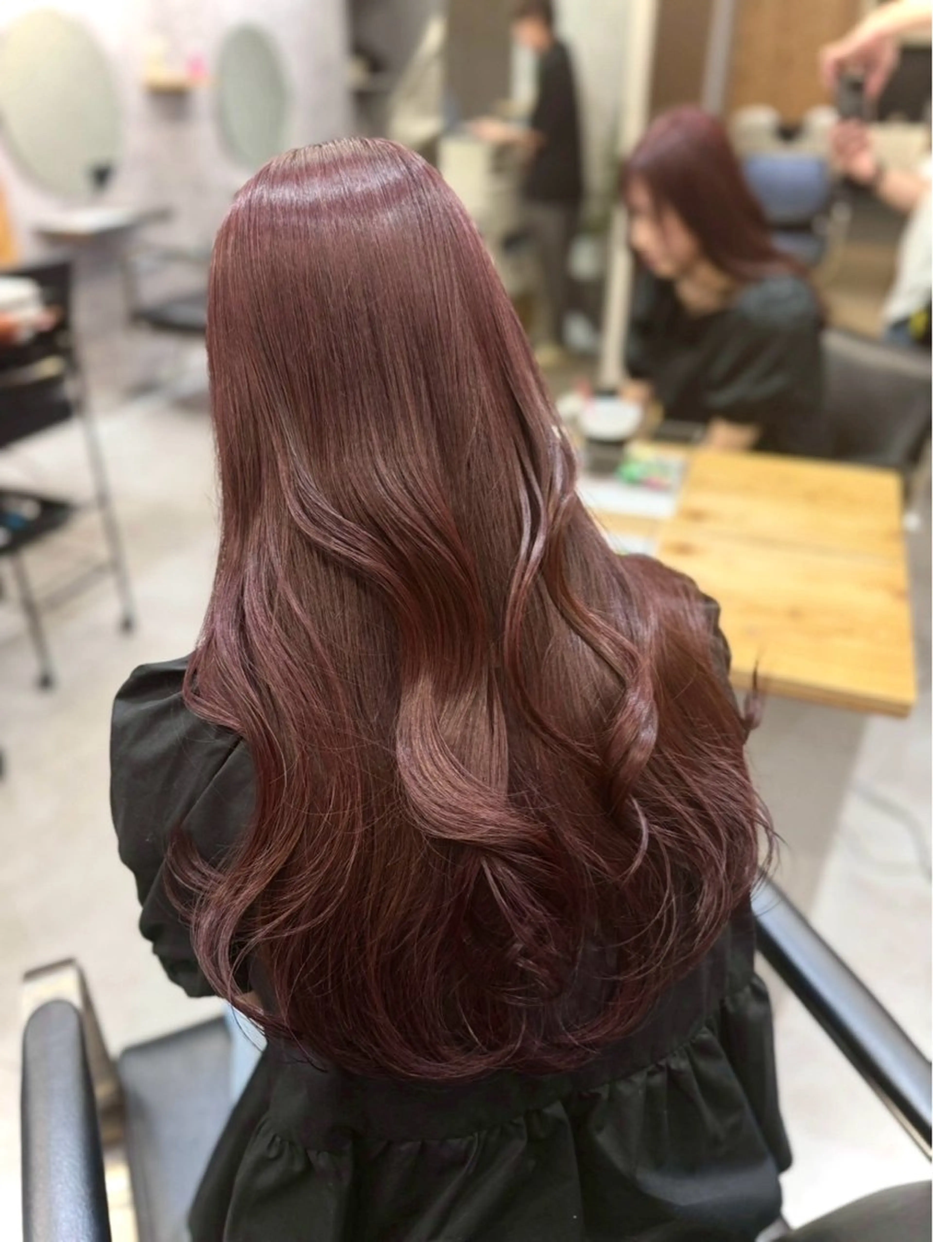 【1番人気🩷】カット（ボブ、レイヤーのみ）+ブリーチなしダブルカラー+ Aujua4stepトリートメントの写真