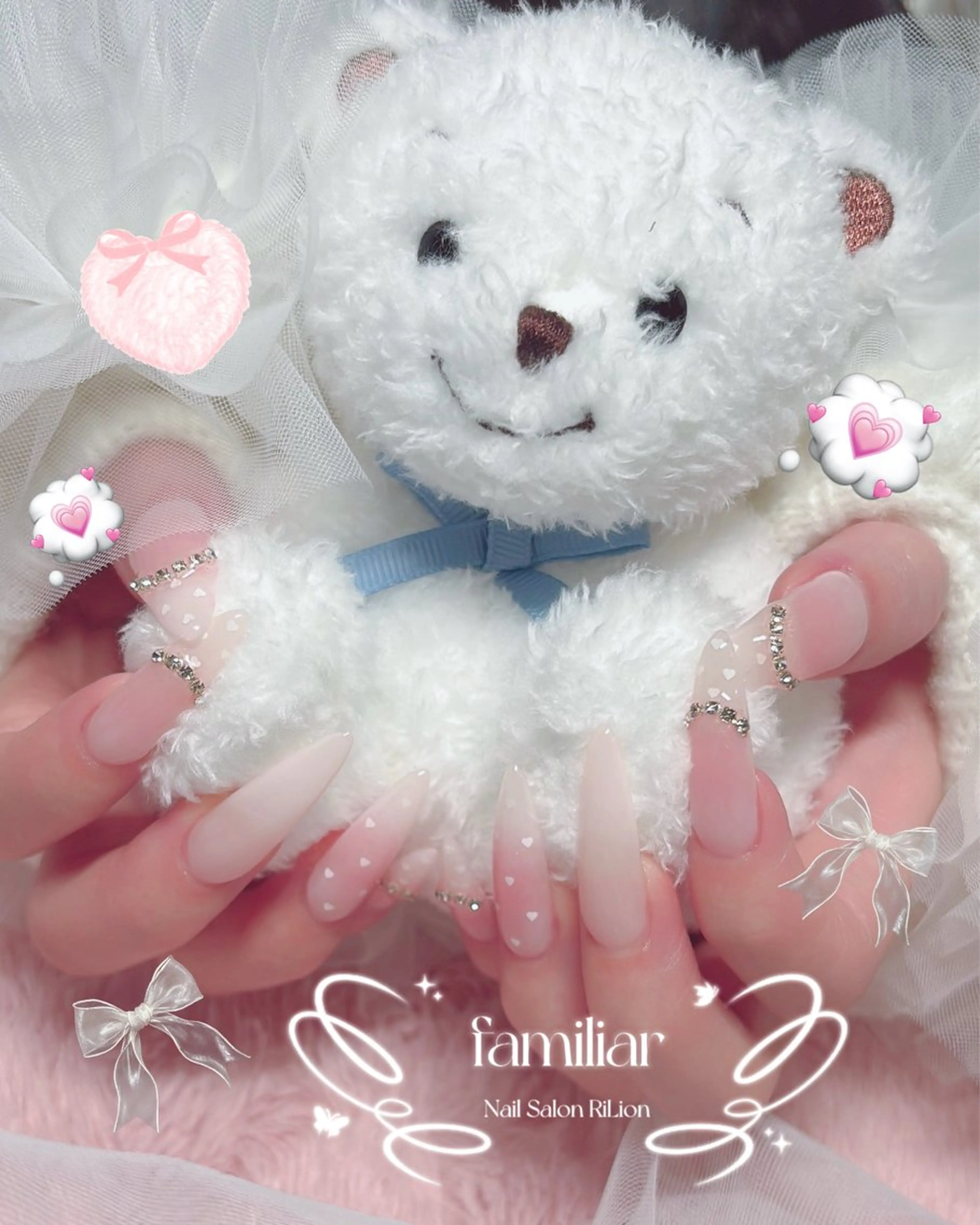 ネイル ハンドネイル RiLion💗 Risa🦋💜のネイルデザイン