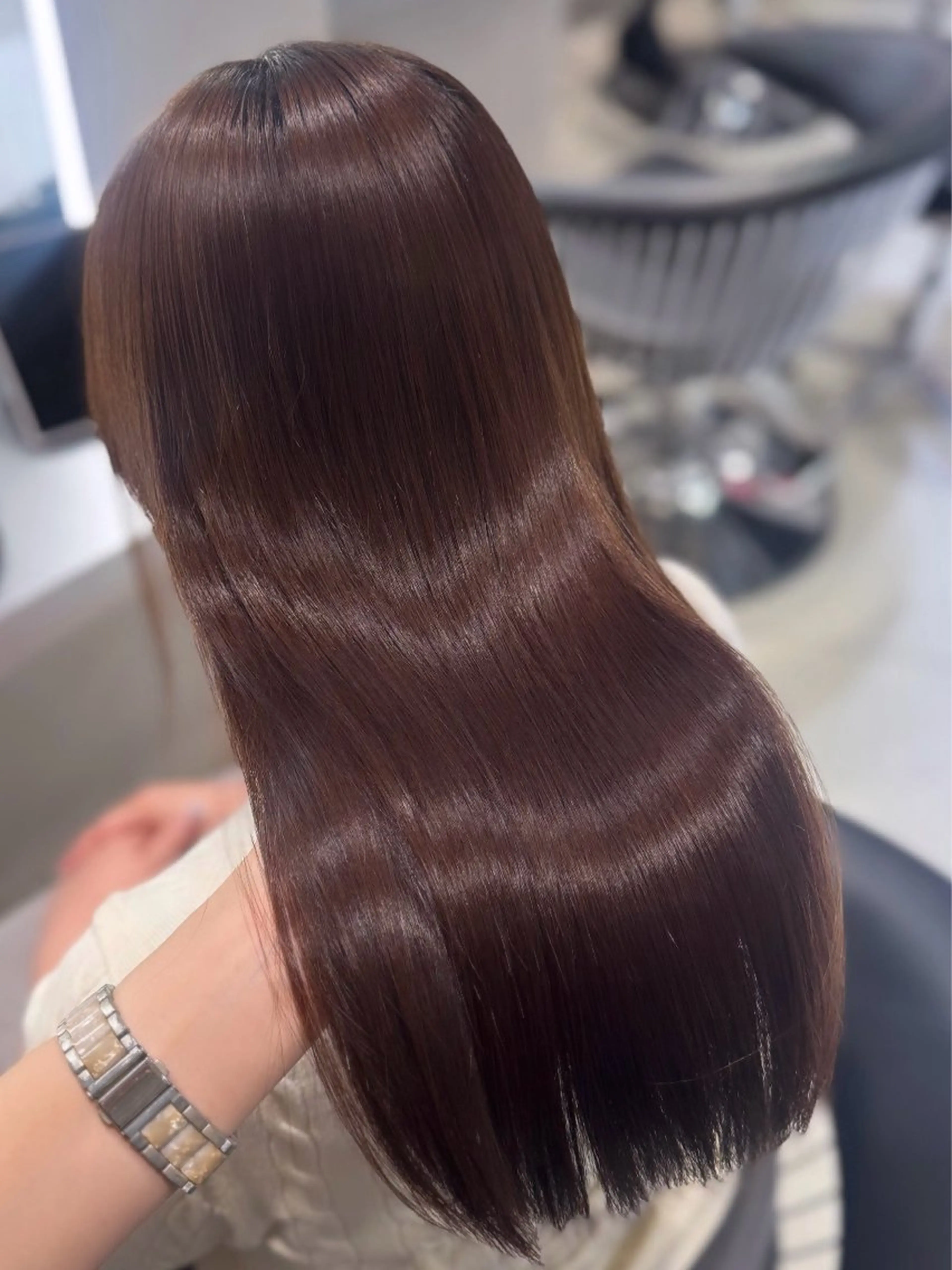 ロング カラー ヘアカラー トリートメント 🐈‍⬛カチモリ/暖 色/𝐌𝐢𝐤𝐮のヘアスタイル