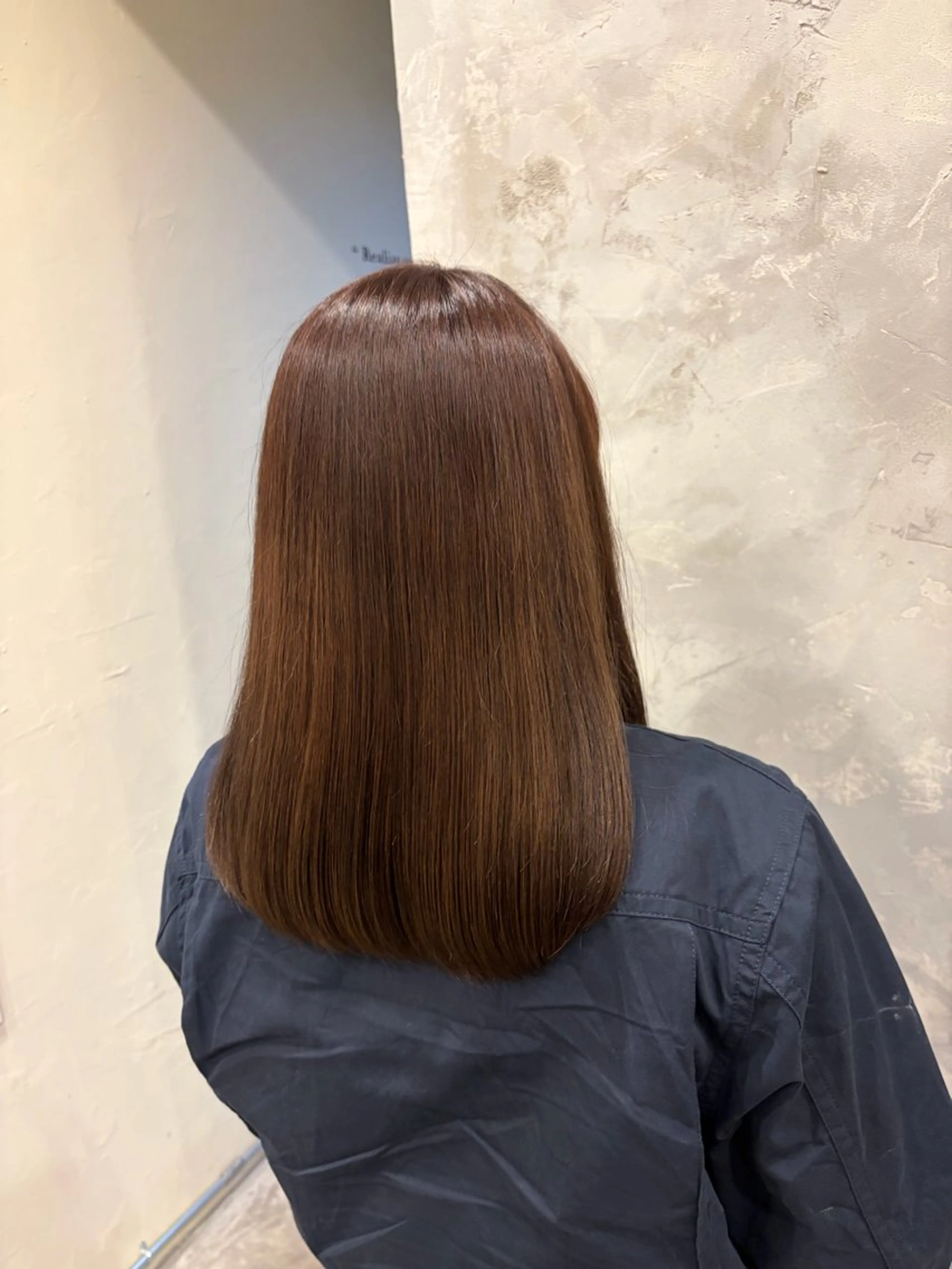 ミディアム カラー ブラウンカラー シルバー ヘアカラー 優衣 /山形/ BLUCKのヘアスタイル