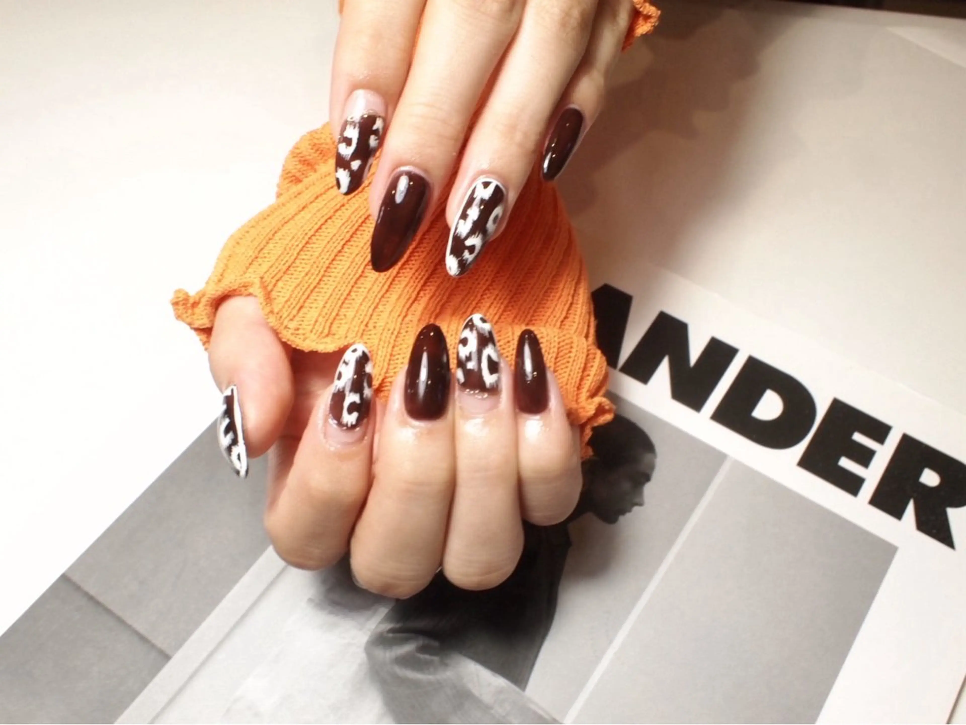 ネイル ニュアンスネイル ハンドネイル 【ＯＲＧＡＮ】 nailのネイルデザイン