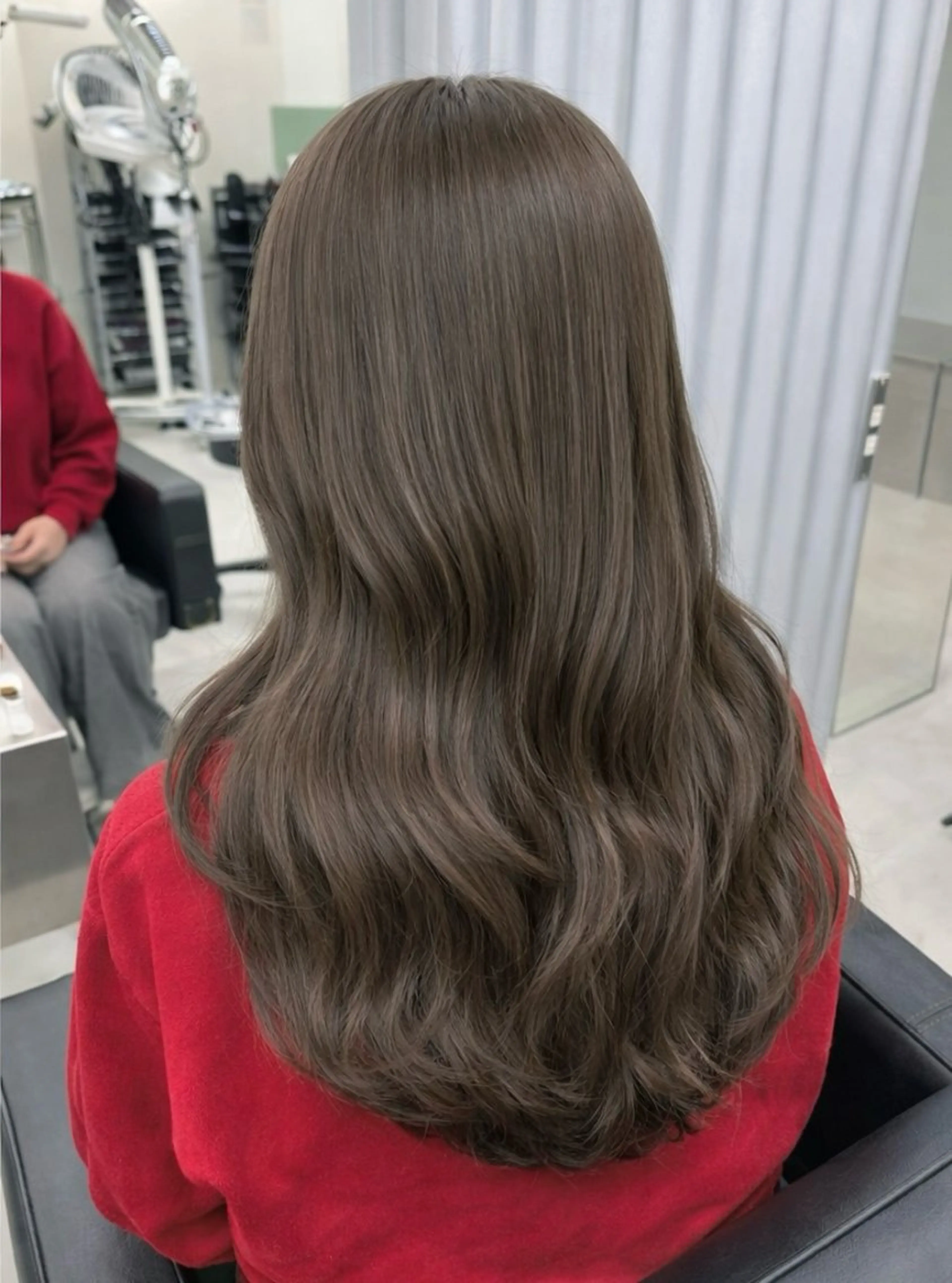 ロング カラー カット ヘアカラー トリートメント 表参道🌿赤み消し カラー/チナツのヘアスタイル