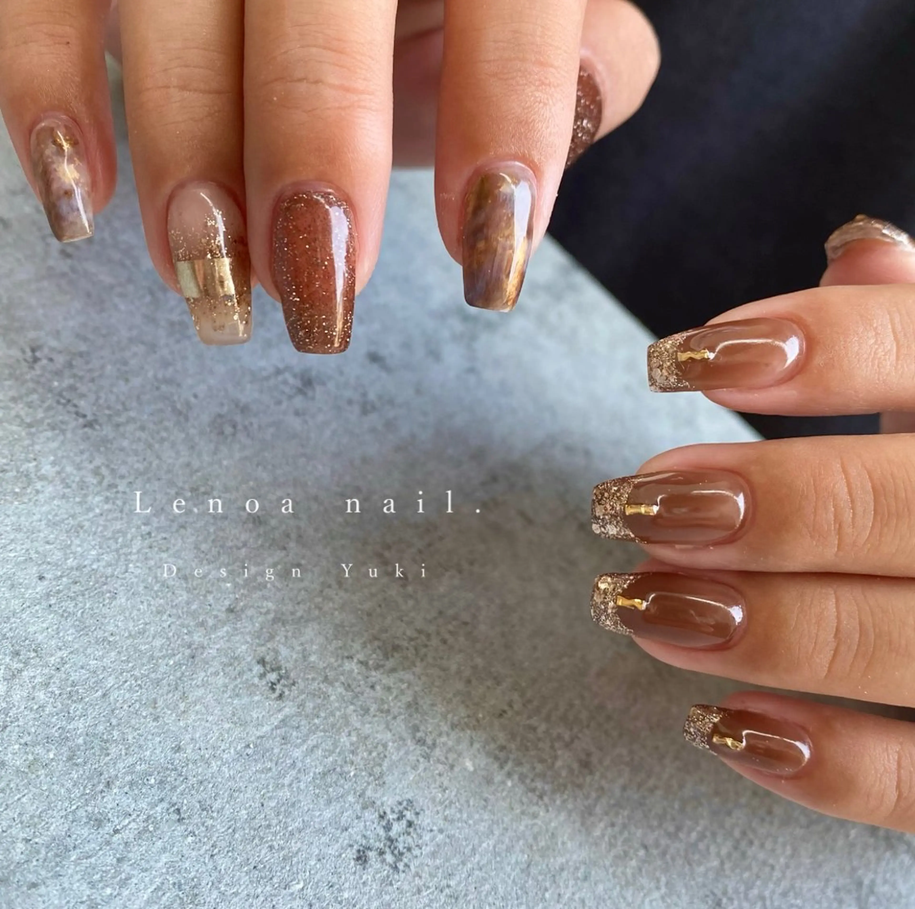 ネイル ハンドネイル Lenoa Yukiのネイルデザイン