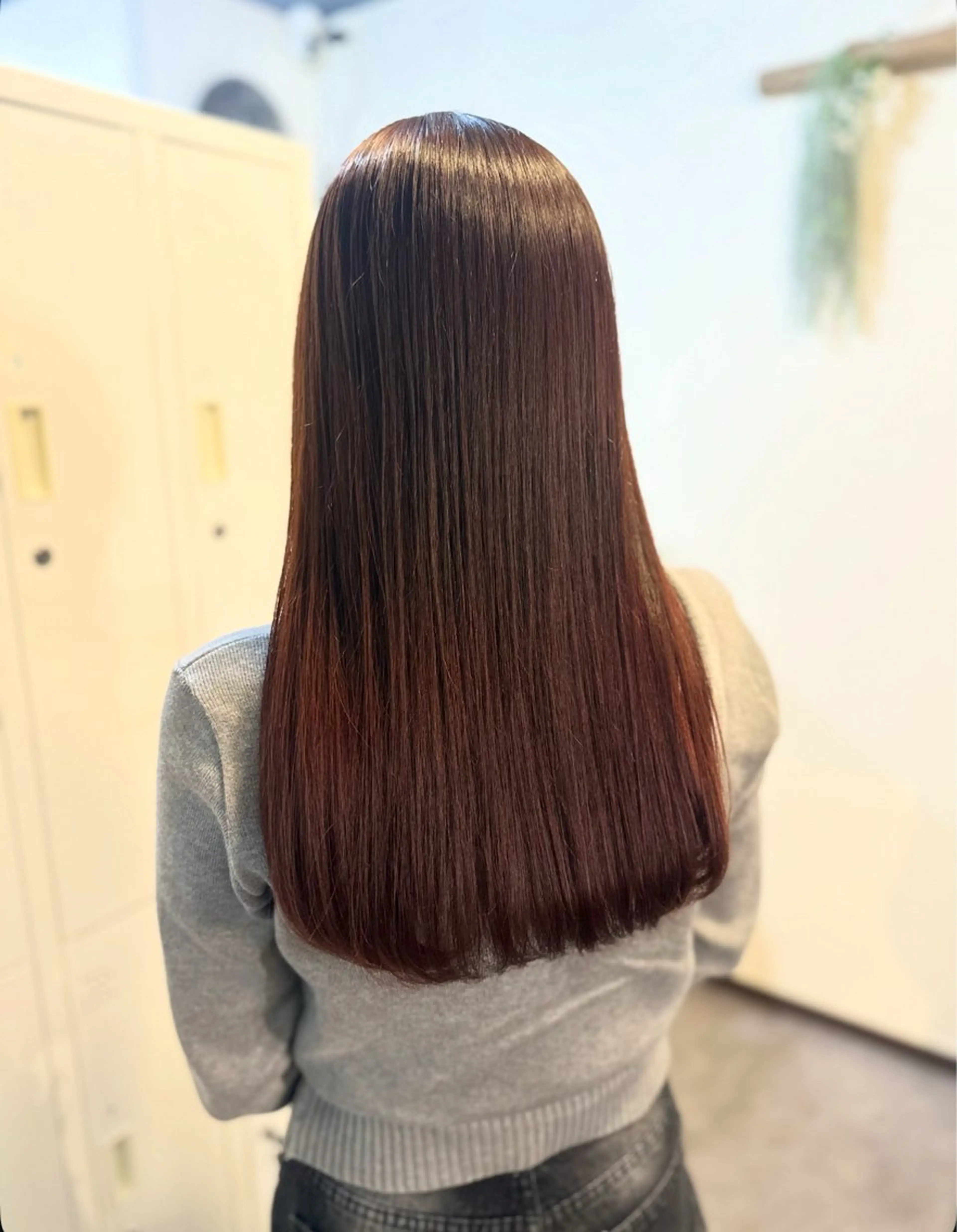 カラー レッドカラー ヘアカラー Sherry/R 三川町　木村祐里奈のヘアスタイル