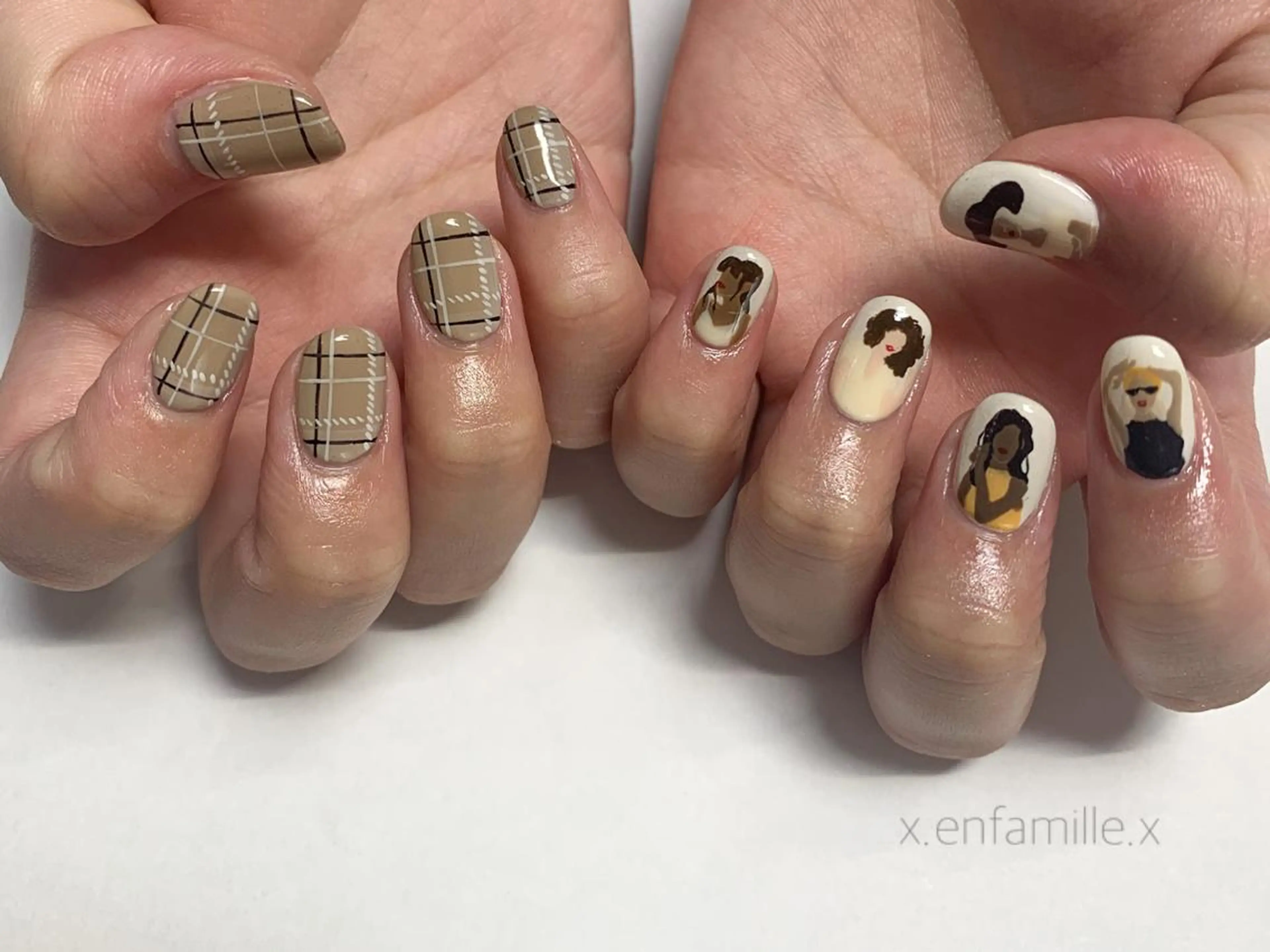 ネイル アートネイル ハンドネイル nail salon en familleのネイルデザイン