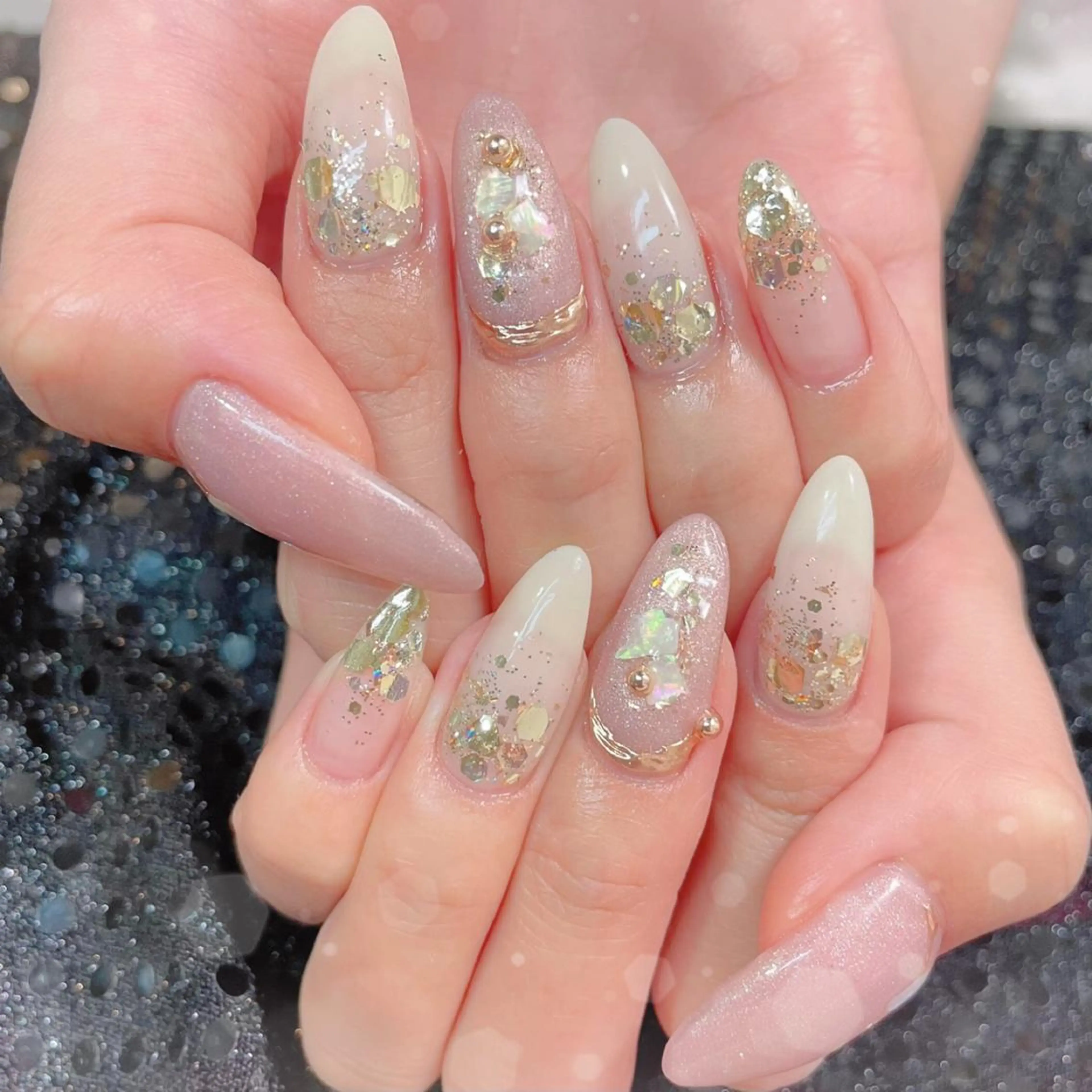 ネイル ハンドネイル ハンドケア MoON...❤︎ MeGuのネイルデザイン