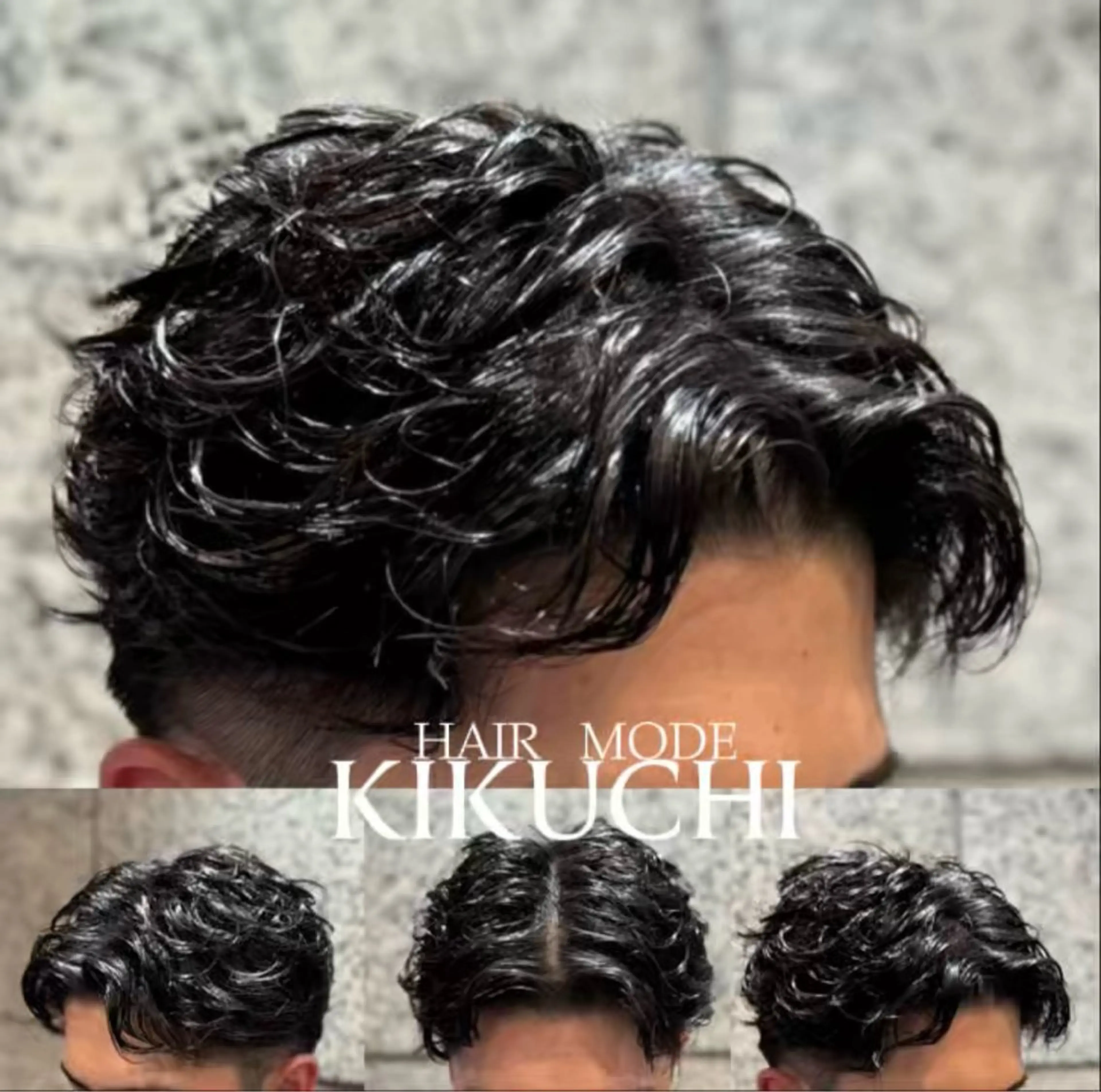 ショート カット パーマ 木下 翼のヘアスタイル