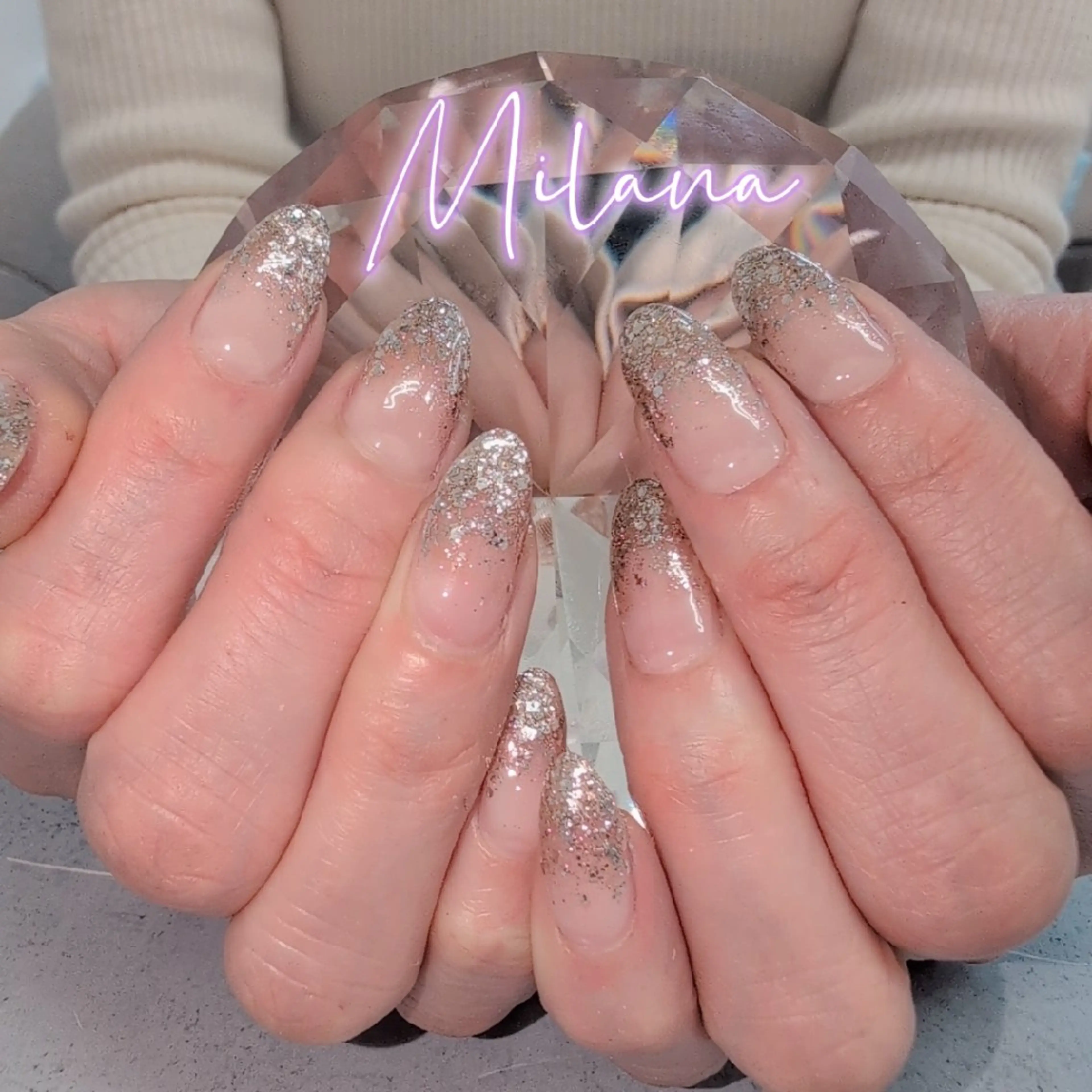 ネイル グラデーション ハンドネイル Milana 川瀬のネイルデザイン