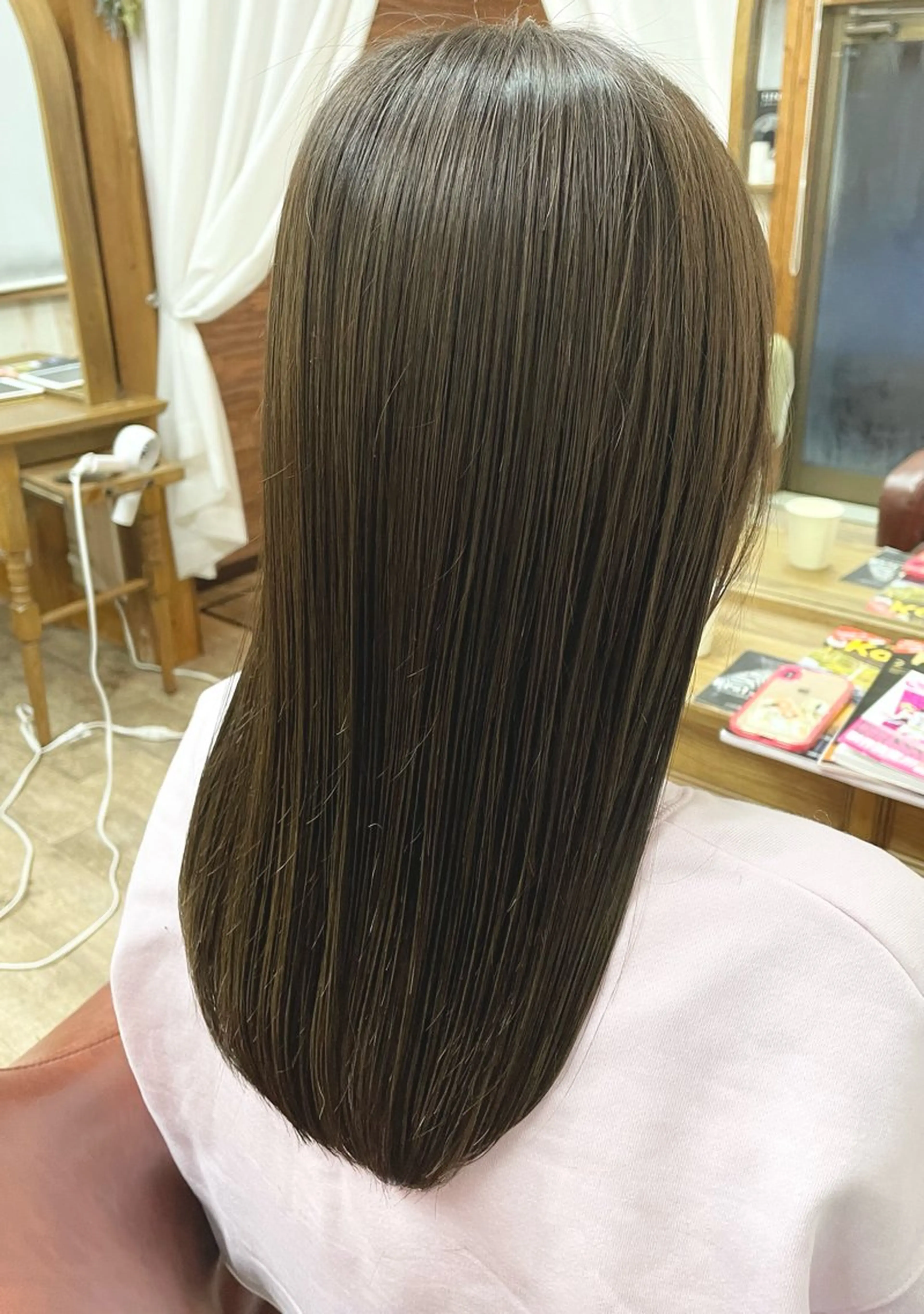 縮毛矯正+トリートメントの写真