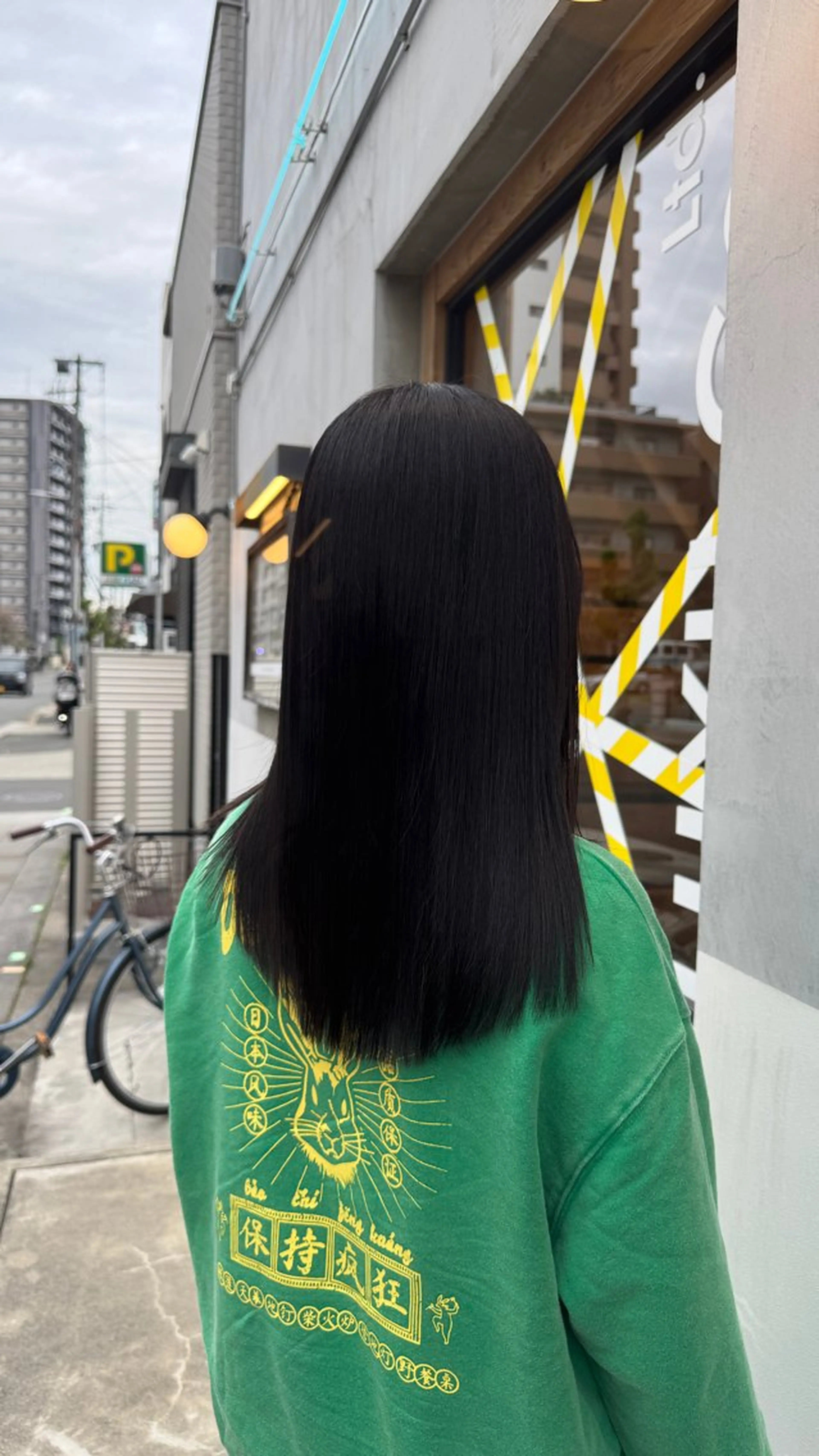 セミロング カット 透明感カラー/似合 わせカットみく🩶のヘアスタイル