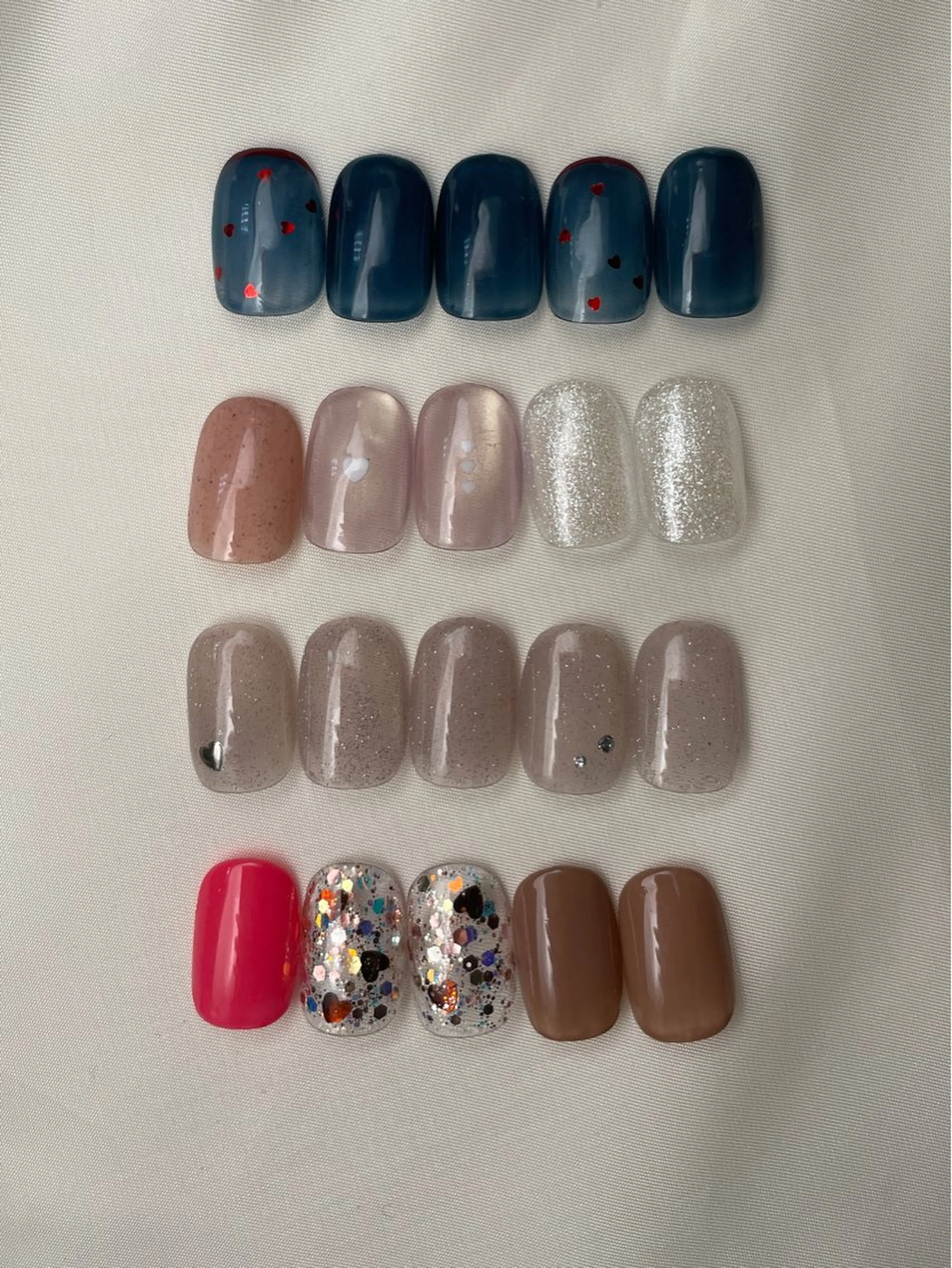 ネイル ハート SkiiM SAKIのネイルデザイン