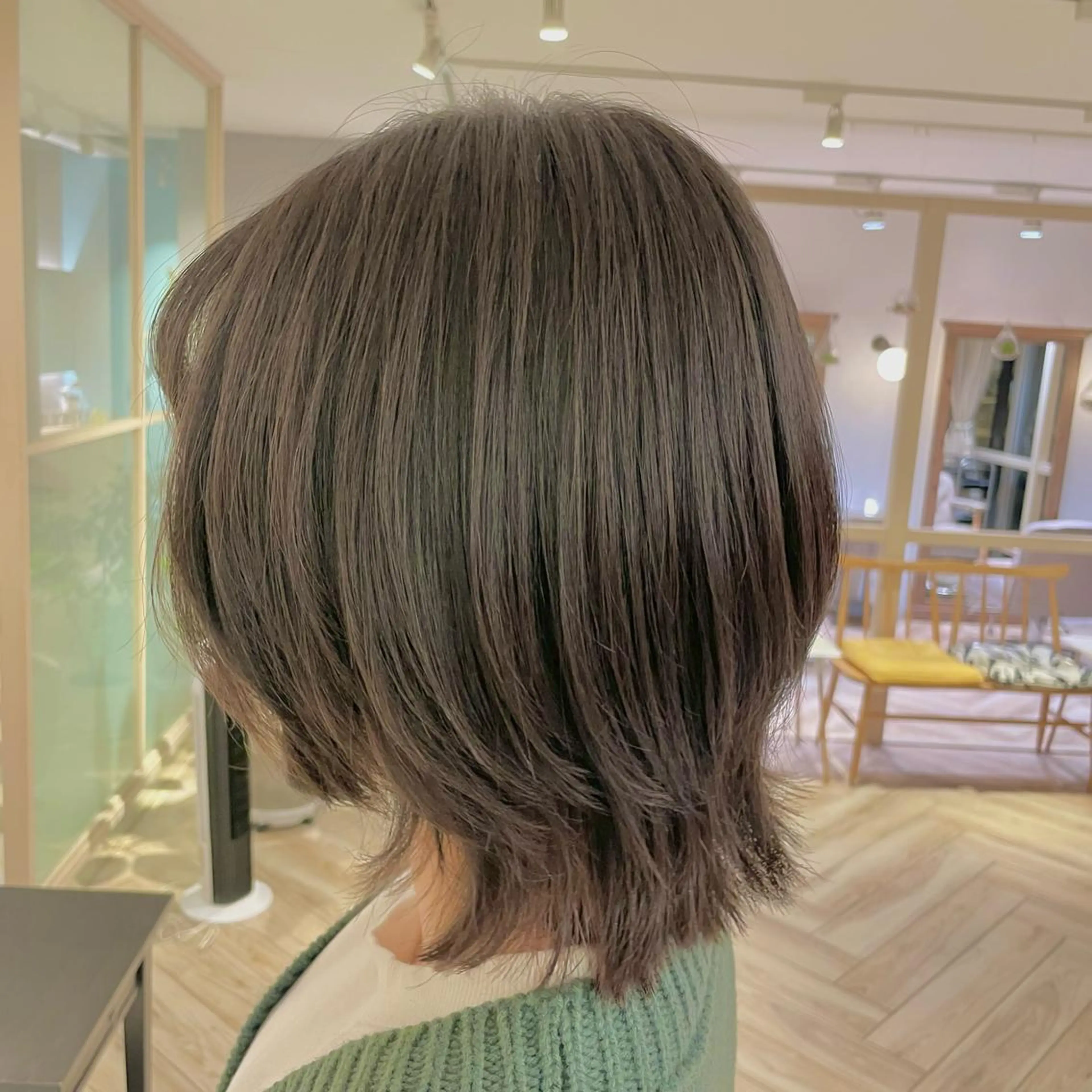 ミディアム くびれヘア ウルフカット カット 【潤いツヤヘア🫧】 岸野　妙波のヘアスタイル