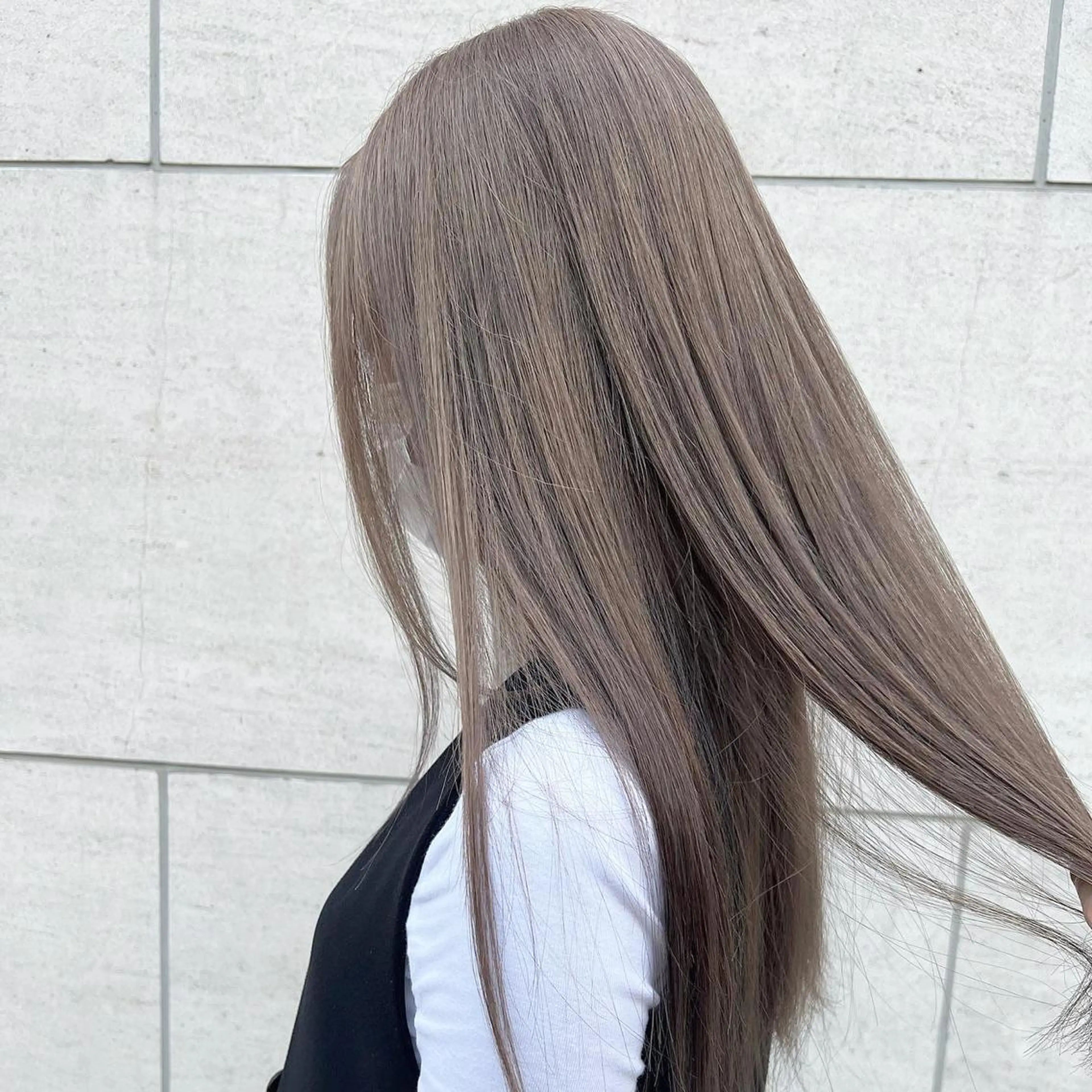 ロング カラー 鎌倉 圭太のヘアスタイル