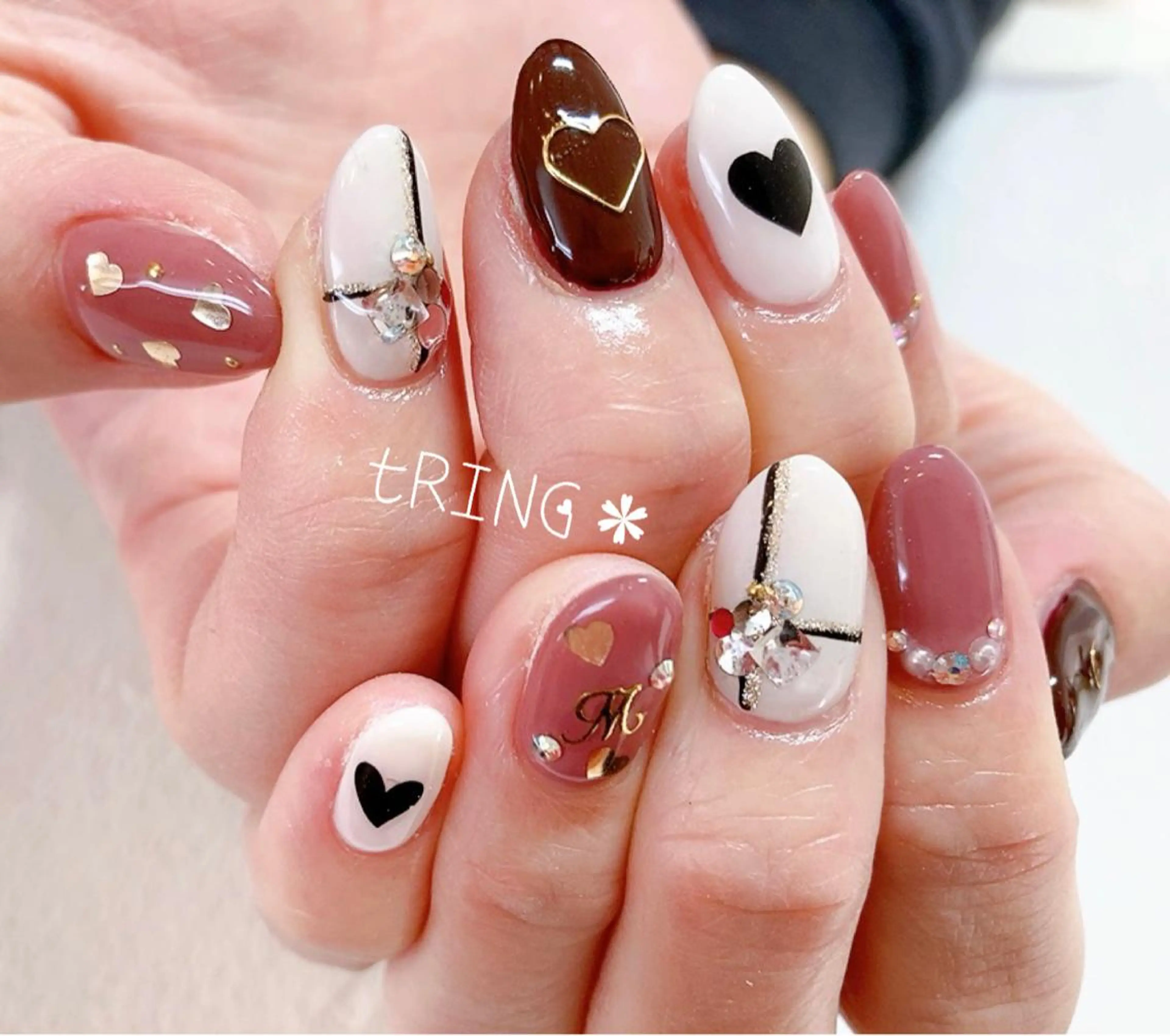 ネイル ハンドネイル tRING＊ しいの木台のネイルデザイン