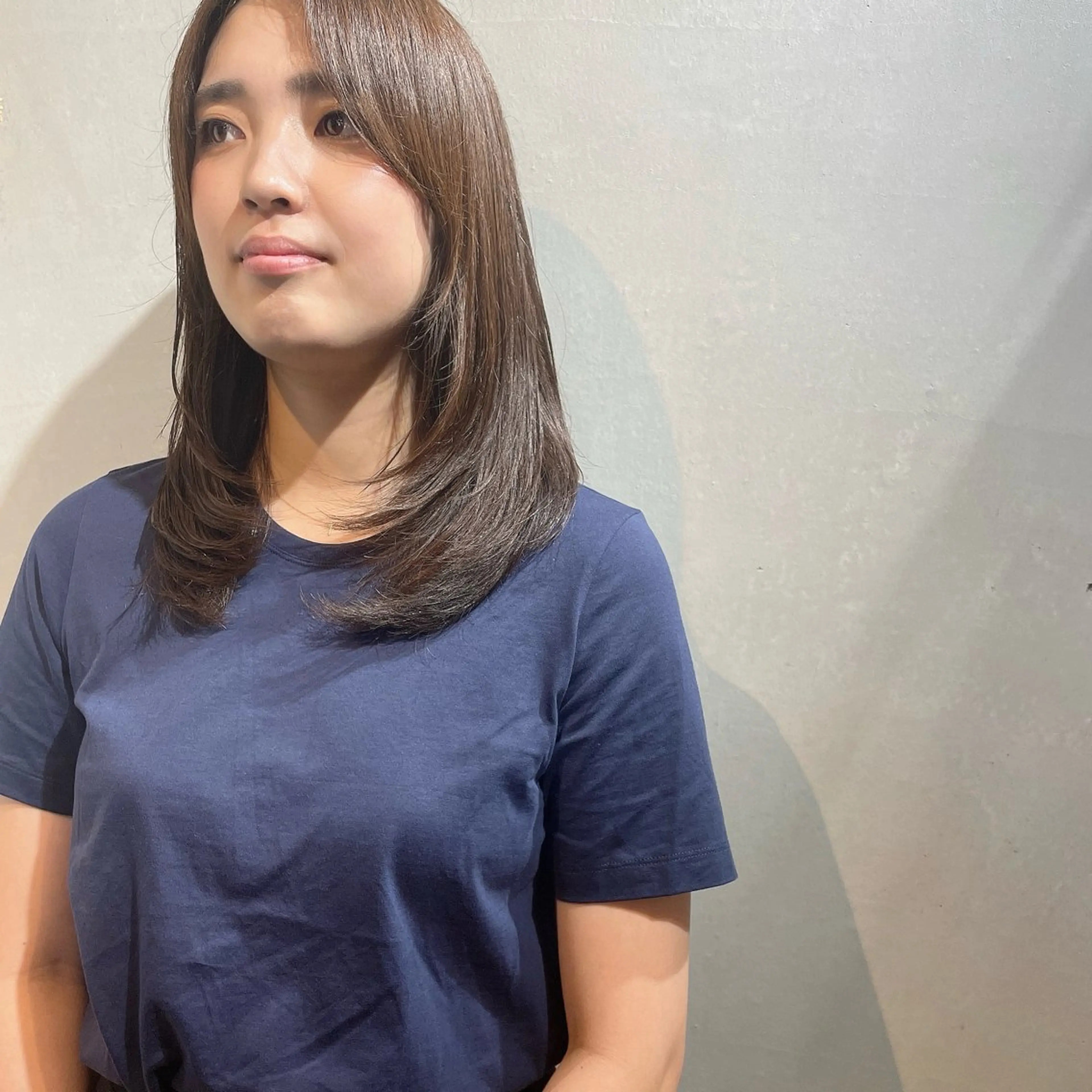 セミロング レイヤーカット mizuki/ レイヤー/四条烏丸のヘアスタイル